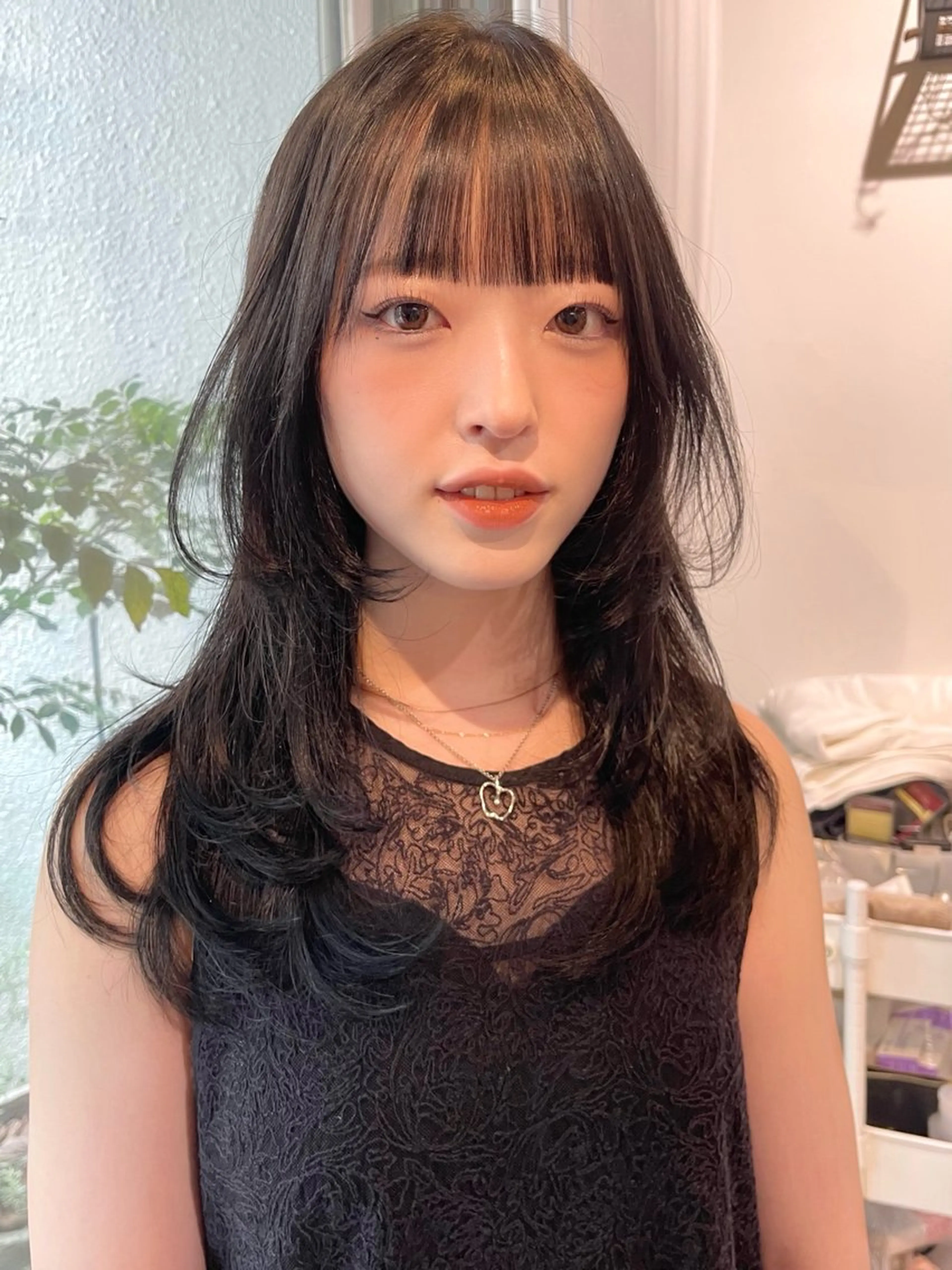 ロング ハイレイヤー レイヤーカット ano @anomukuiのヘアスタイル