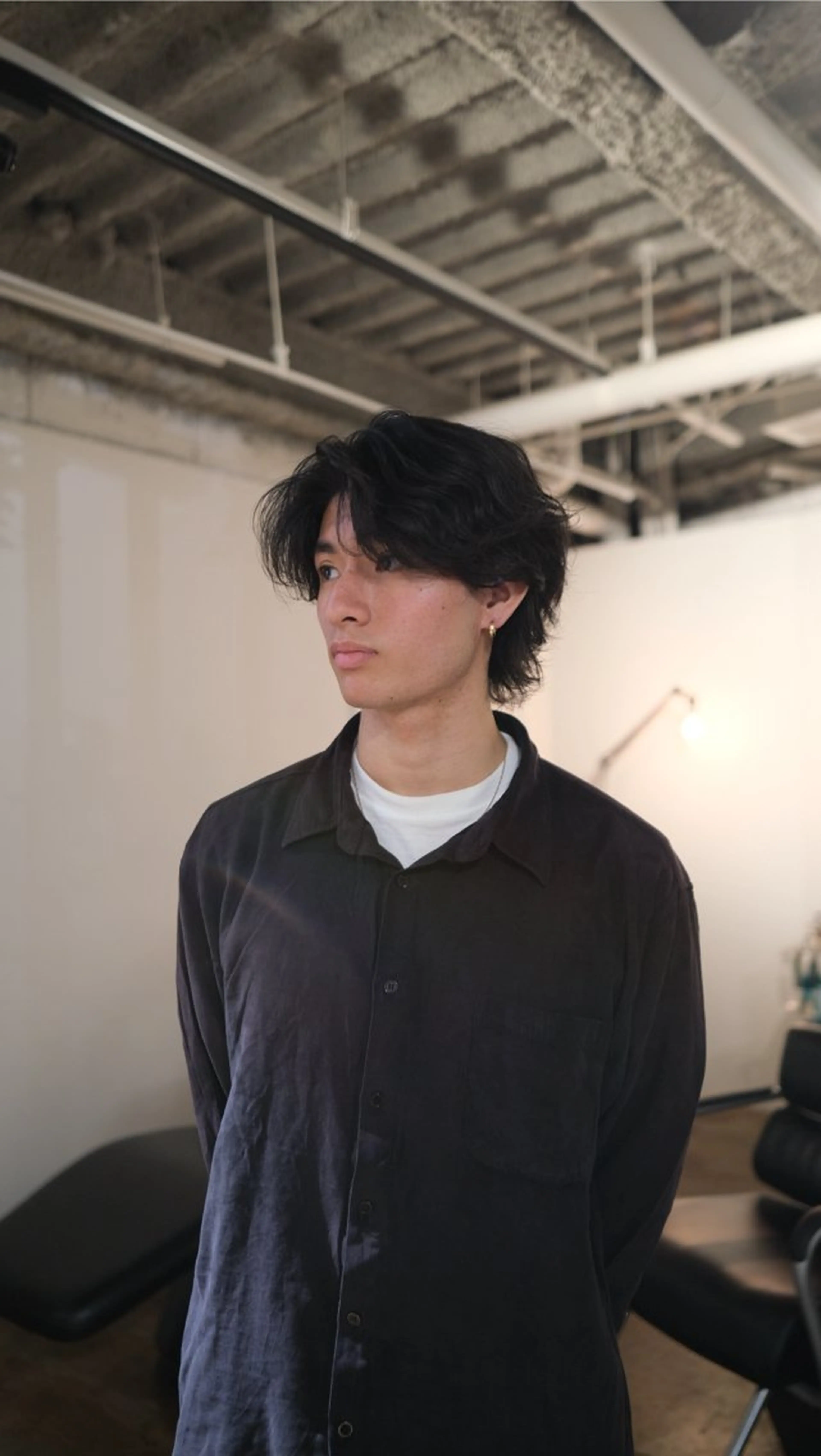 ショート パーマ メンズ メンズパーマ 外国人風カラー スパイラルパーマ カット BELO/ yuzuのヘアスタイル