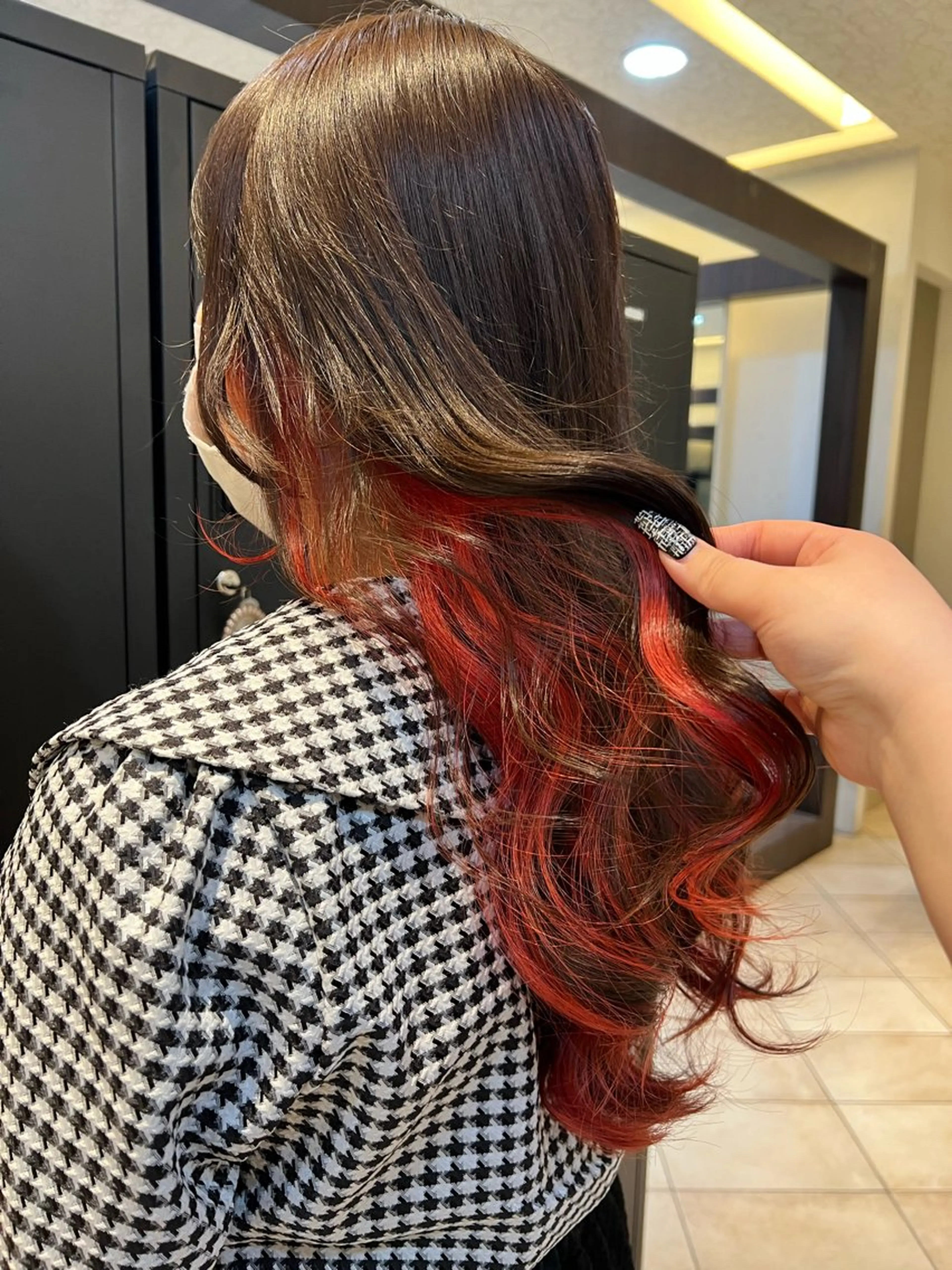 ロング カラー 🥀ダブルカラー/ 艶カラー🥀ユイキのヘアスタイル