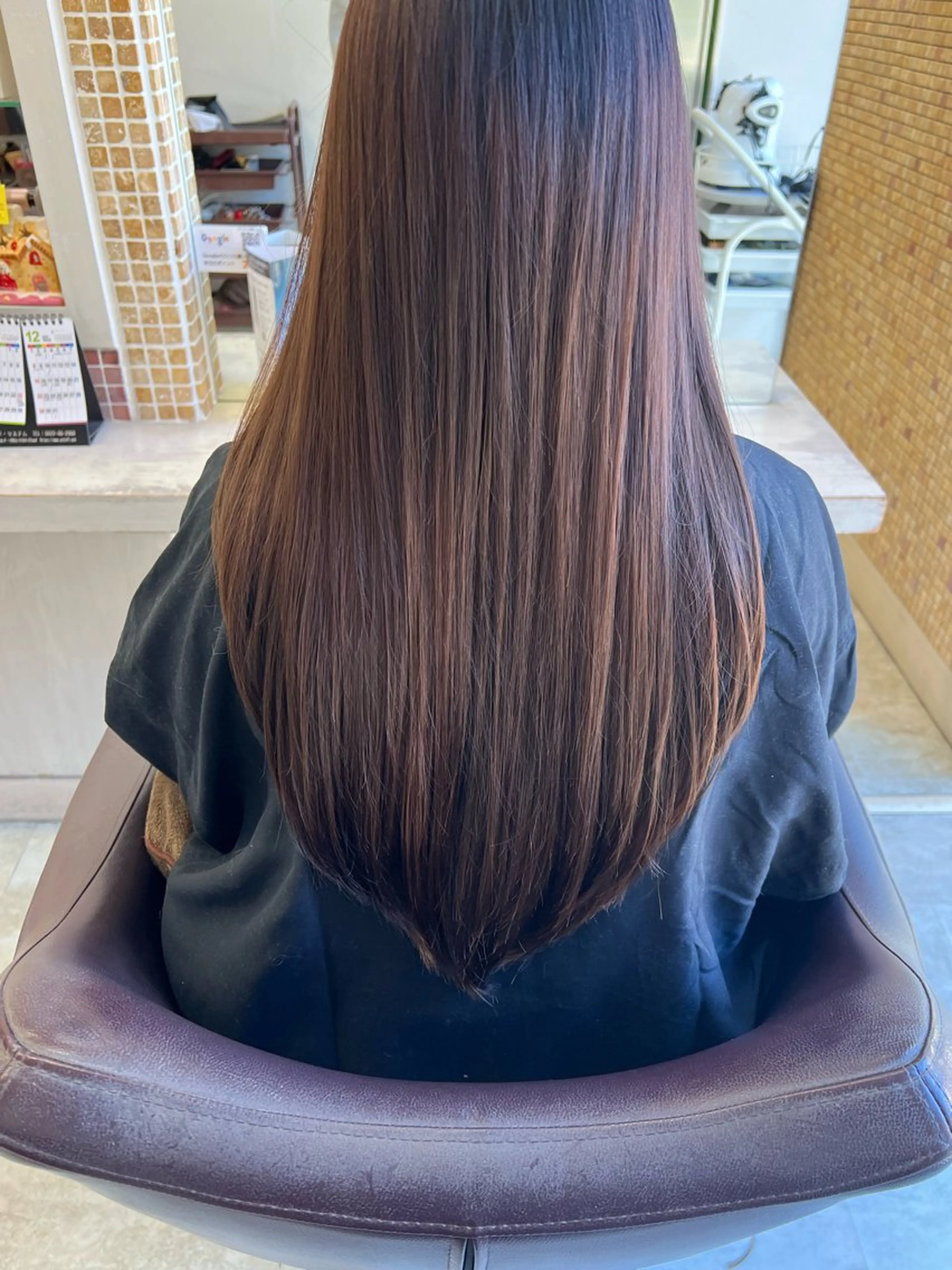 ロング ロングレイヤー レイヤーカット ロング 切りっぱなし/ レイヤー/ももかのヘアスタイル