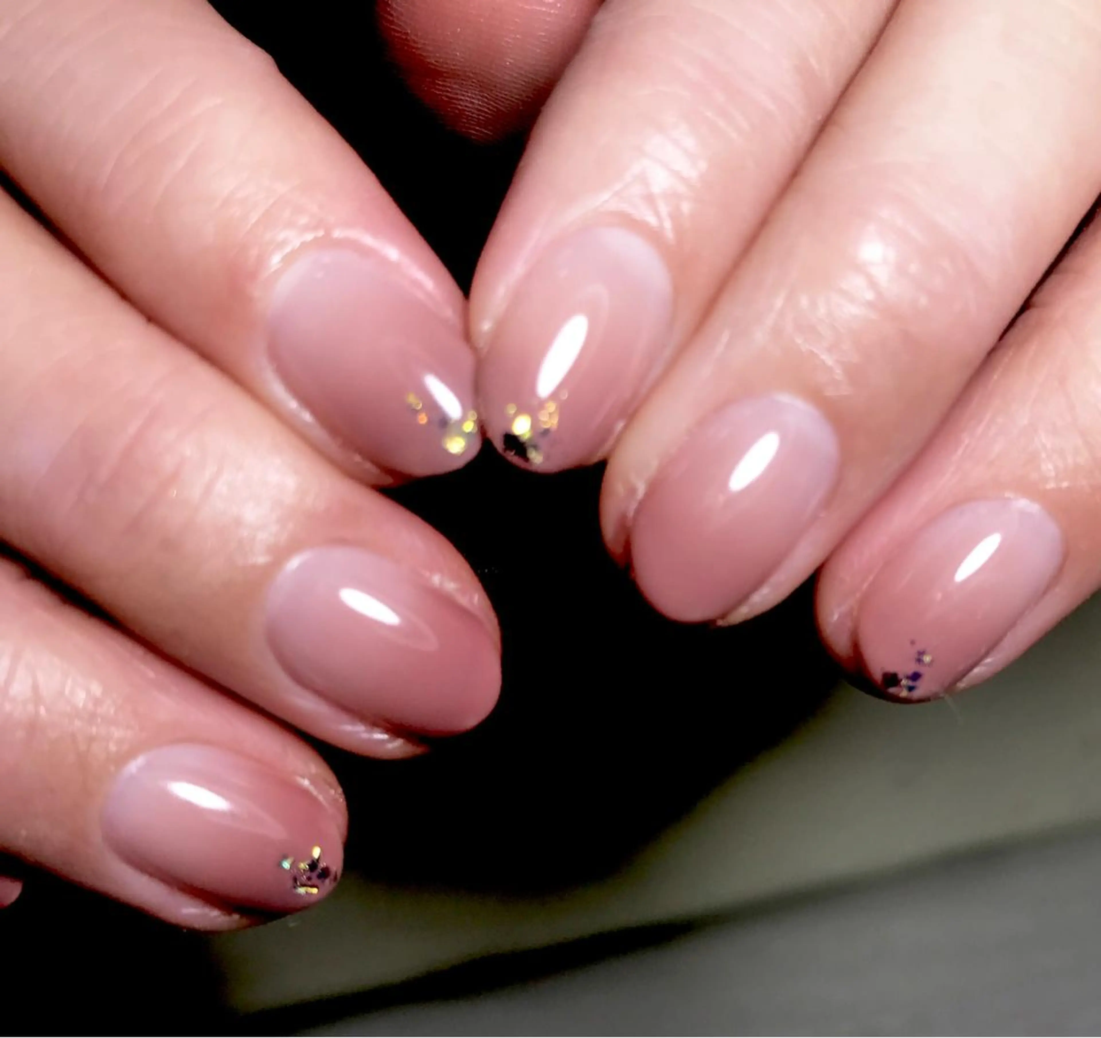 ネイル ラメ(グリッター) Liennail 持込デザインやり放題のネイルデザイン