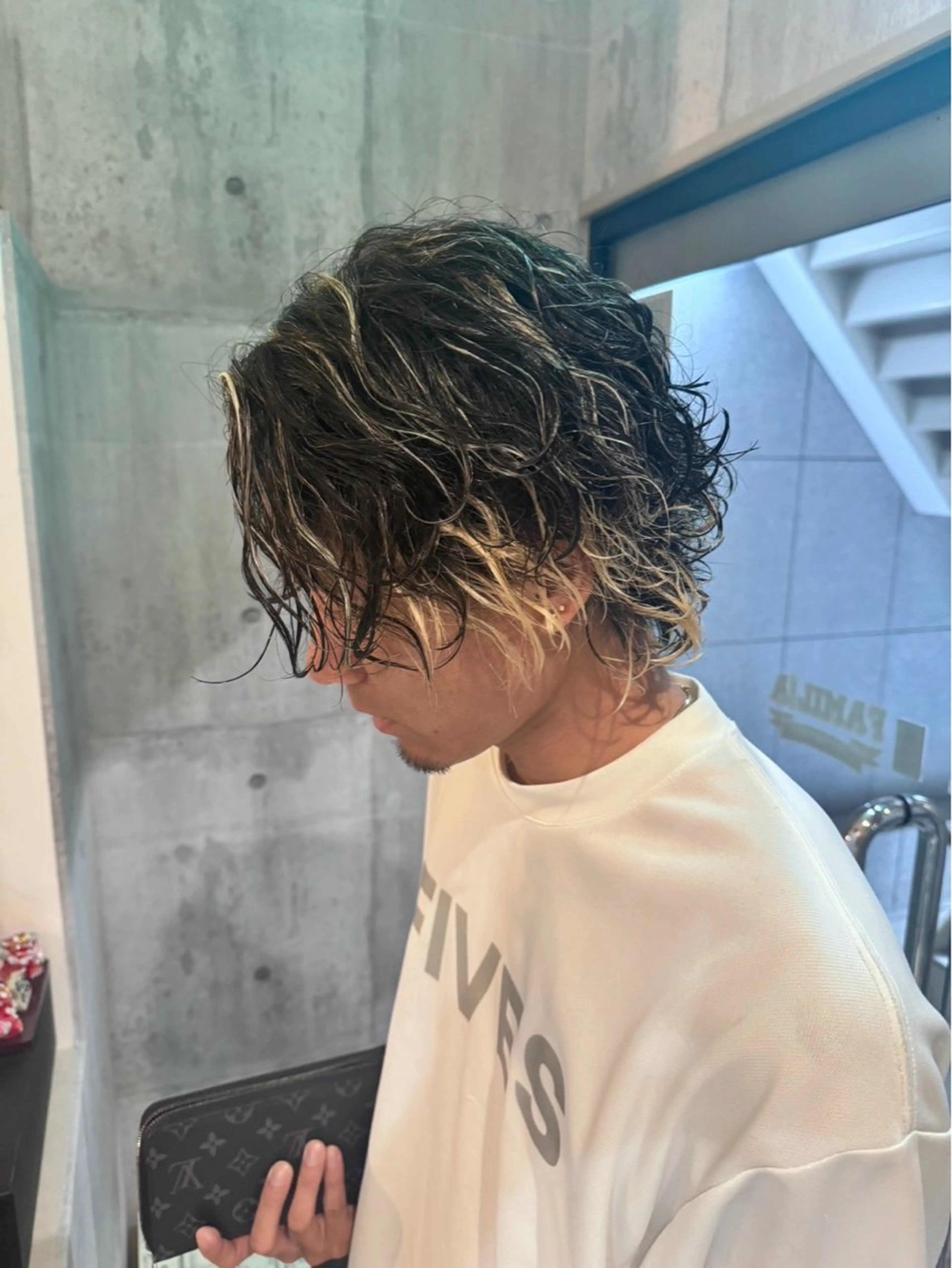 カット➕ハイライト➕カラーの写真