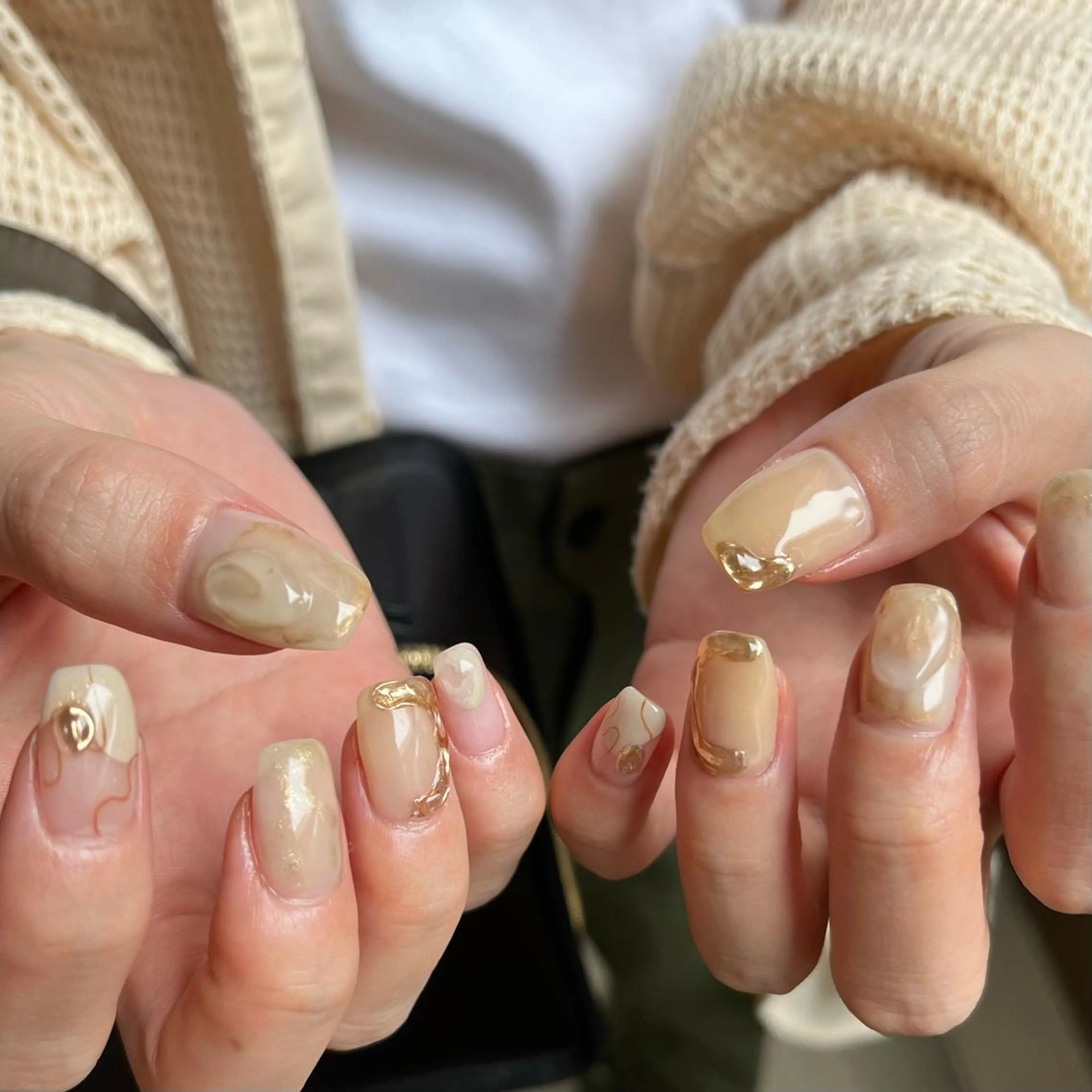 ネイル 持ち込み ハンドネイル nail salon O (en)所属・vegh. nail／阿波座のネイルデザイン