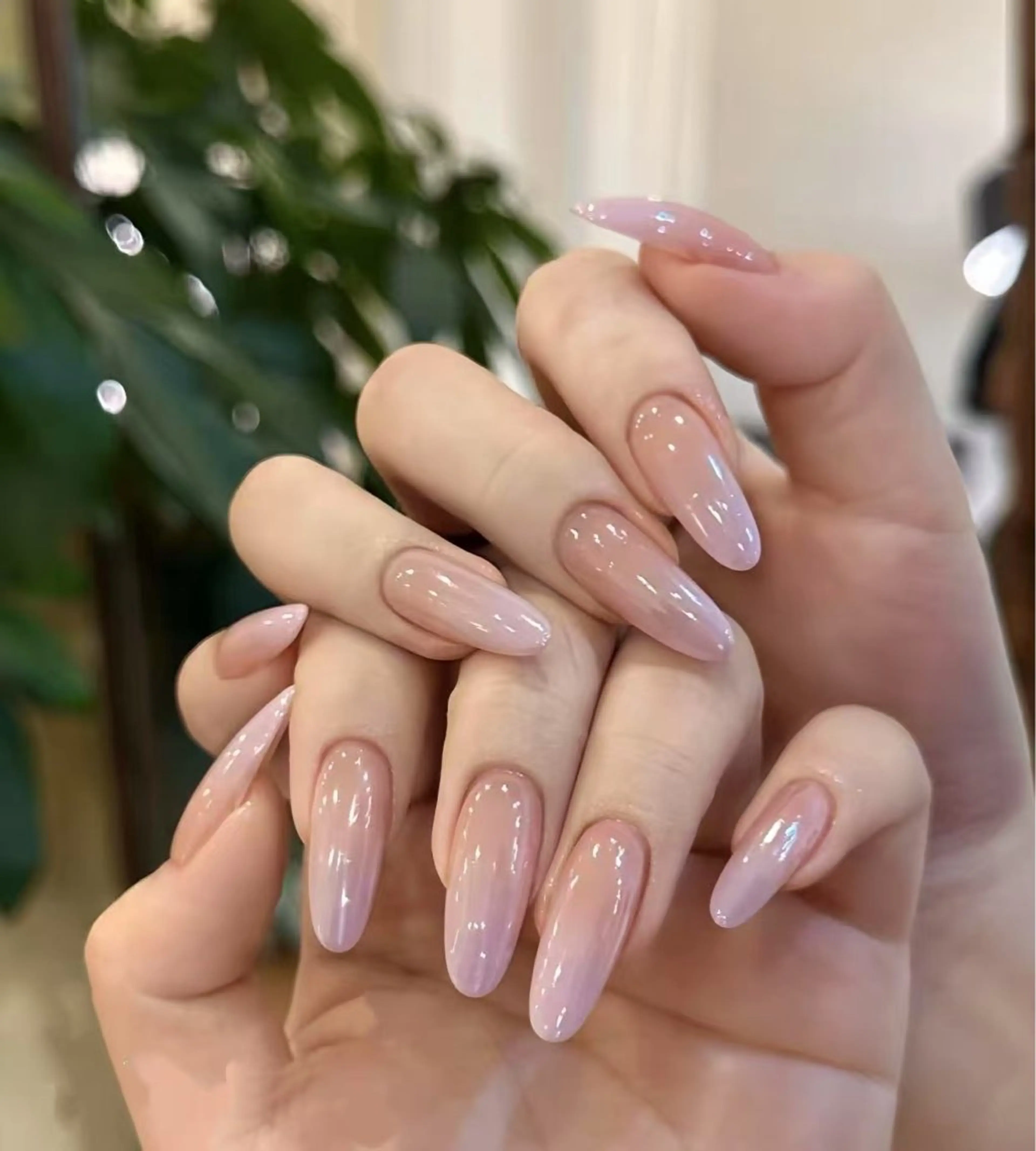 ネイル オーロラネイル フラワーネイル フットネイル フレンチネイル ジェルネイル ハンドネイル BabyYouMi ねねのネイルデザイン