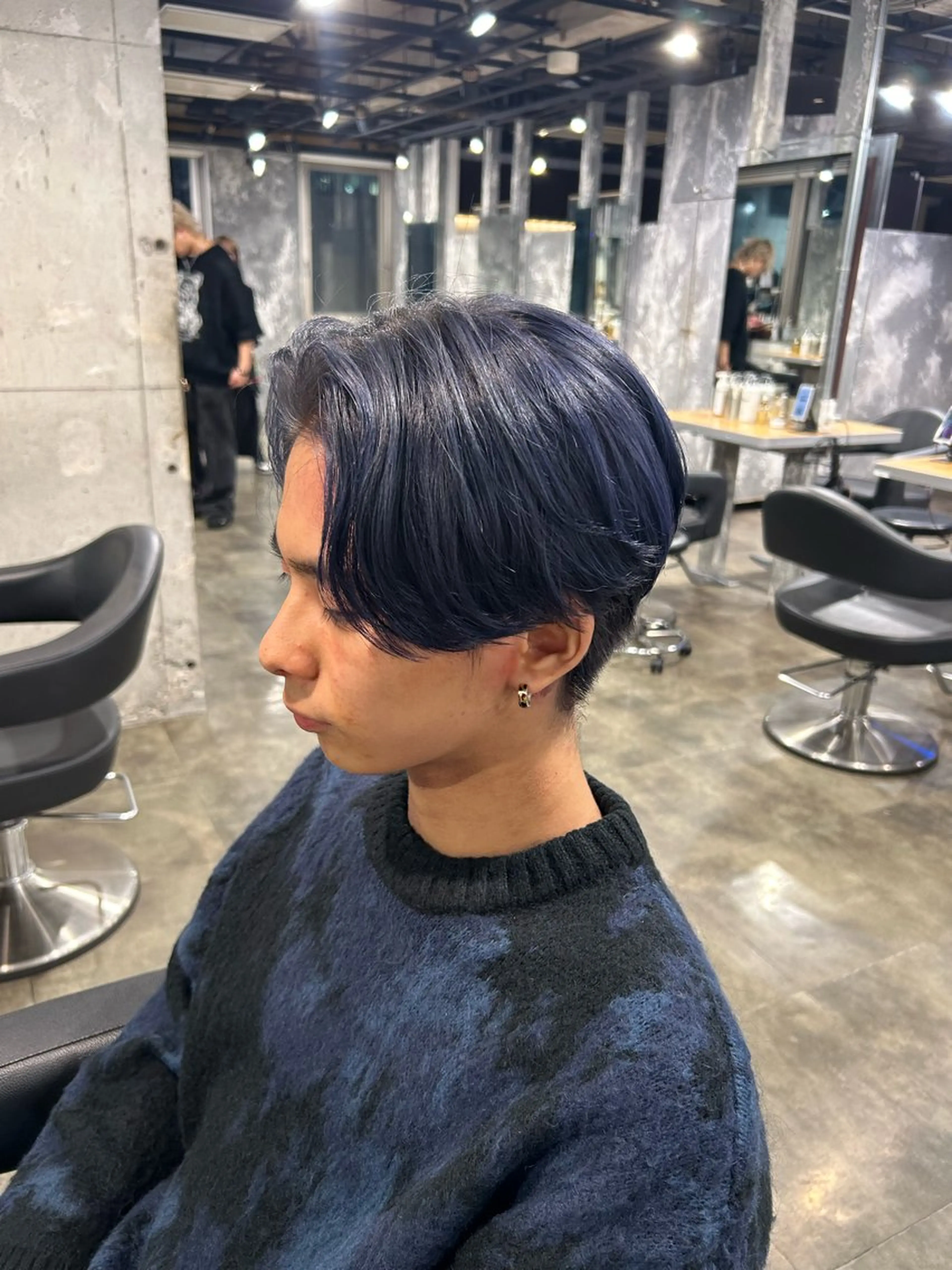 メンズ メンズハイトーン カット ヘアカラー メンズ特化美容師 💠チナツのヘアスタイル