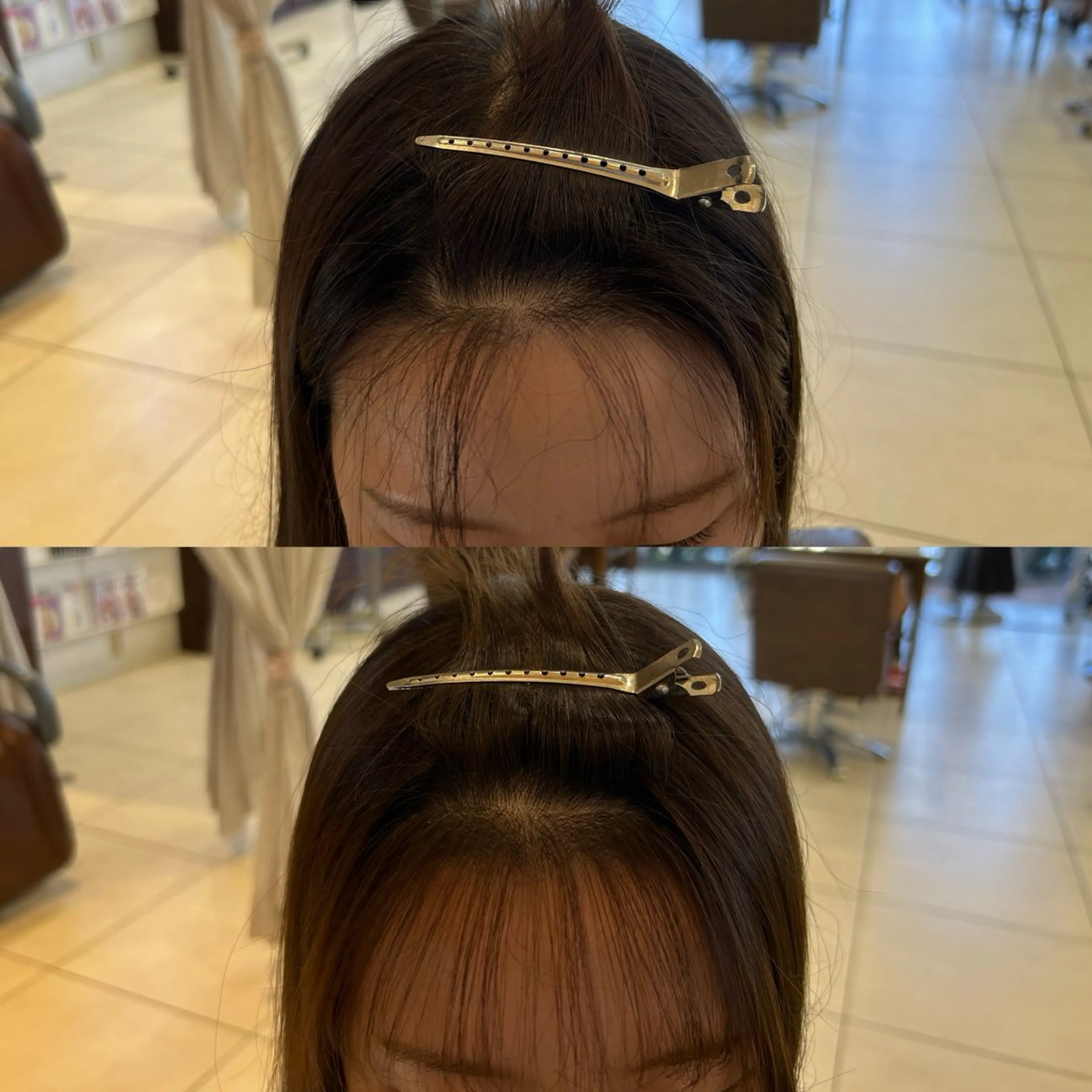 パーマ カット パーマ 山村紗慧/透明感カラ ー/クロスパーマのヘアスタイル