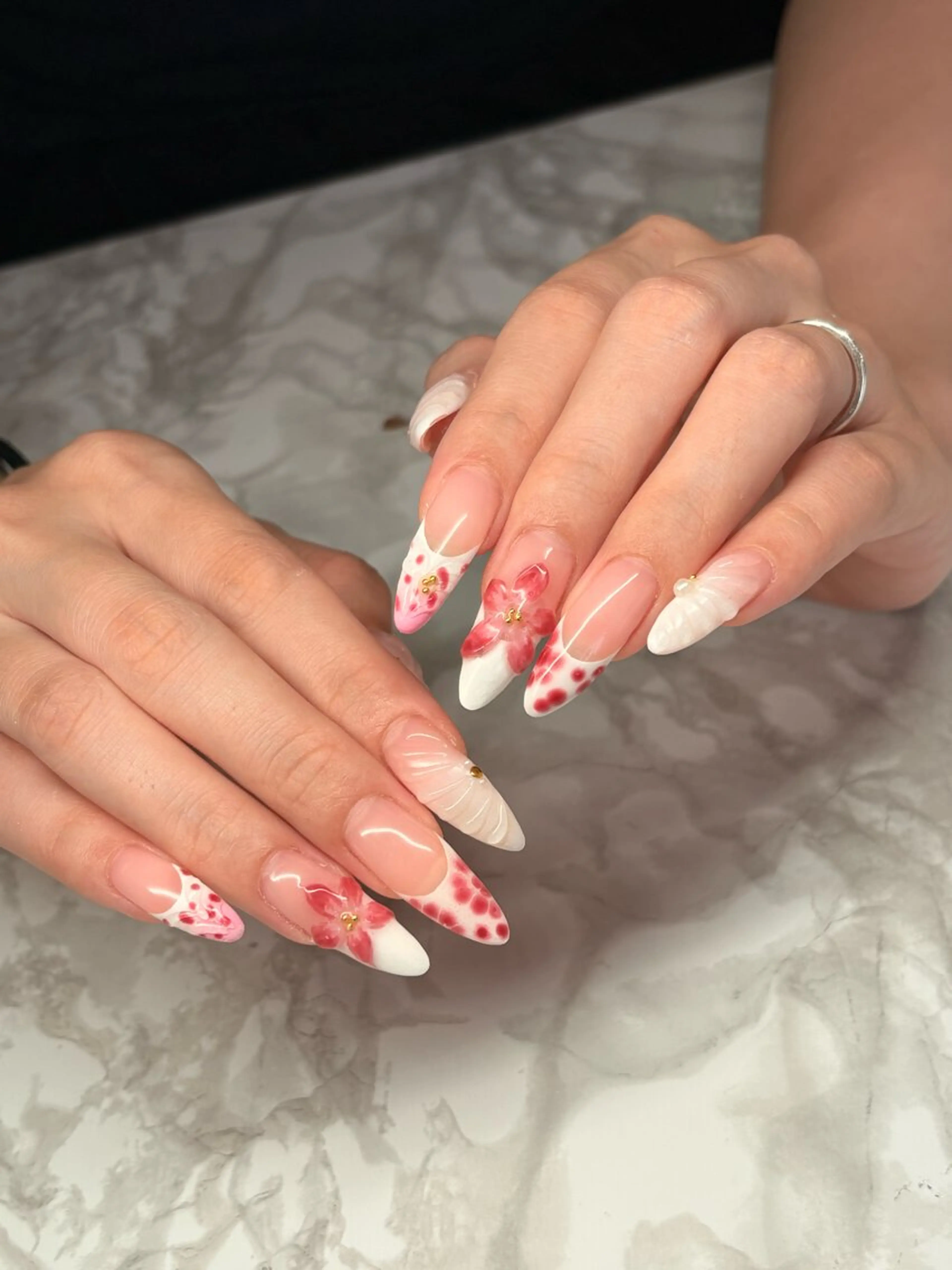 ネイル アートネイル ロングネイル ハンドネイル nail_Milly所属・nail_ Millyのネイルデザイン