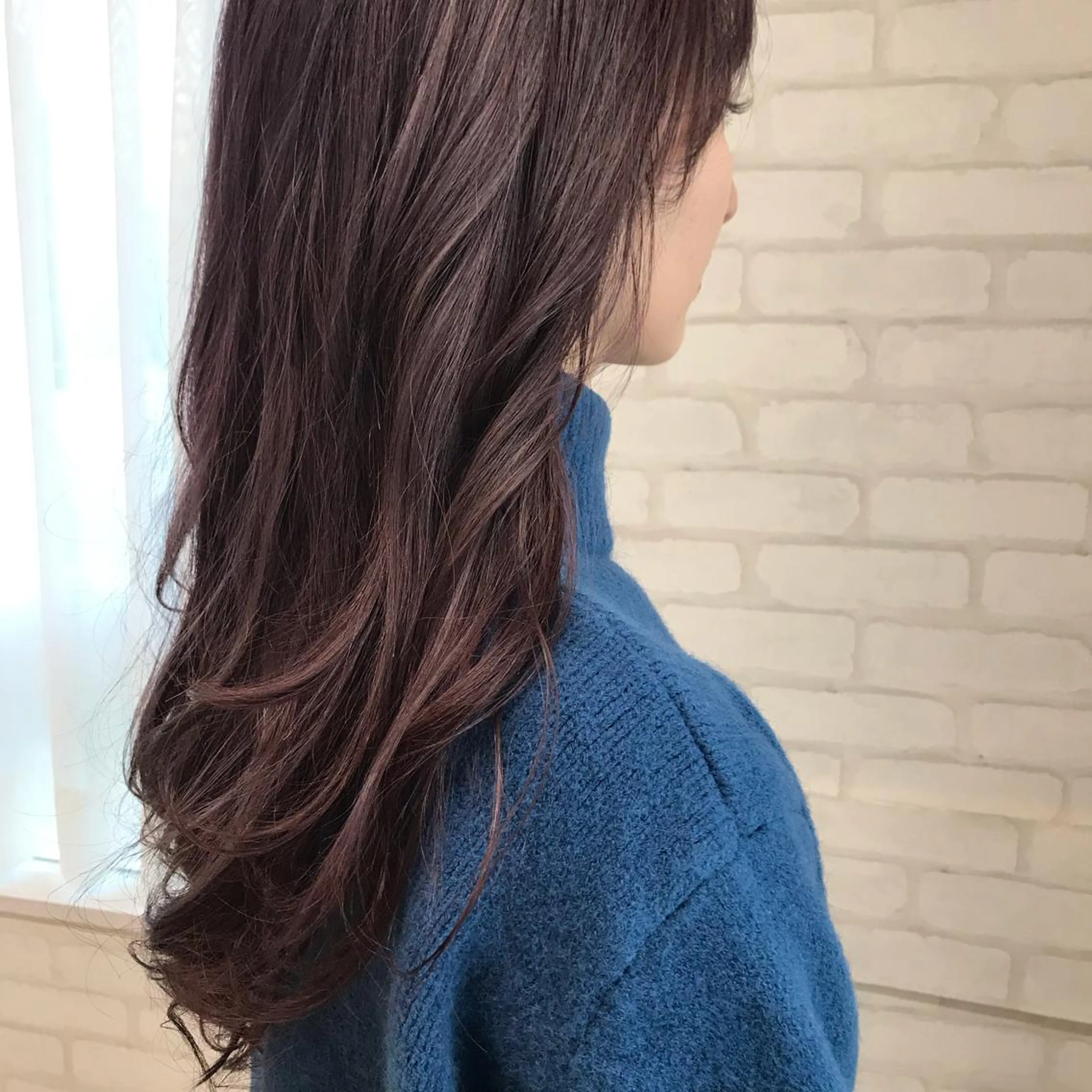 ロング カラー ブリーチ ピンクカラー abilita AZUSAのヘアスタイル