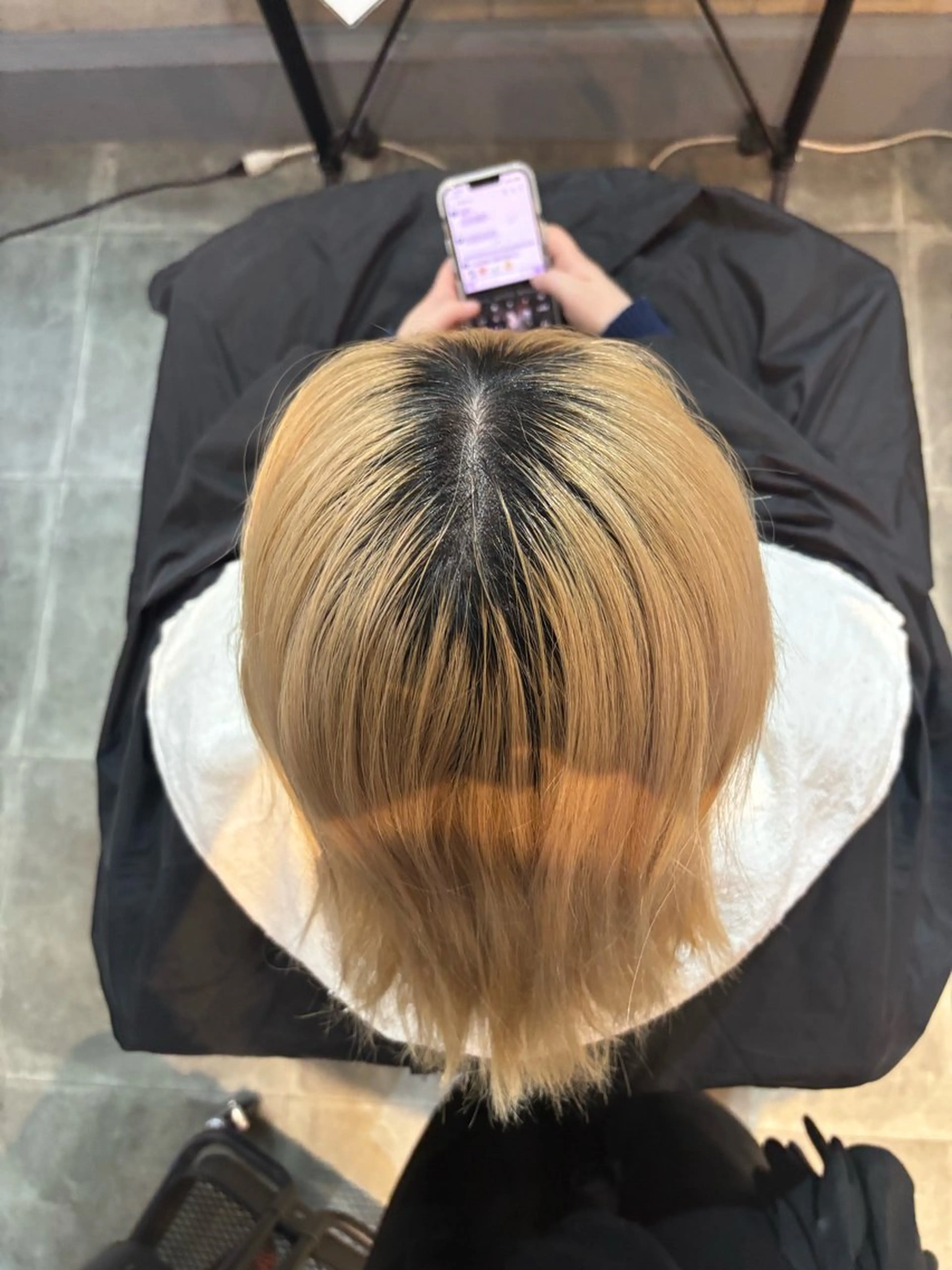 ミディアム カラー 佐々木 將翔のヘアスタイル