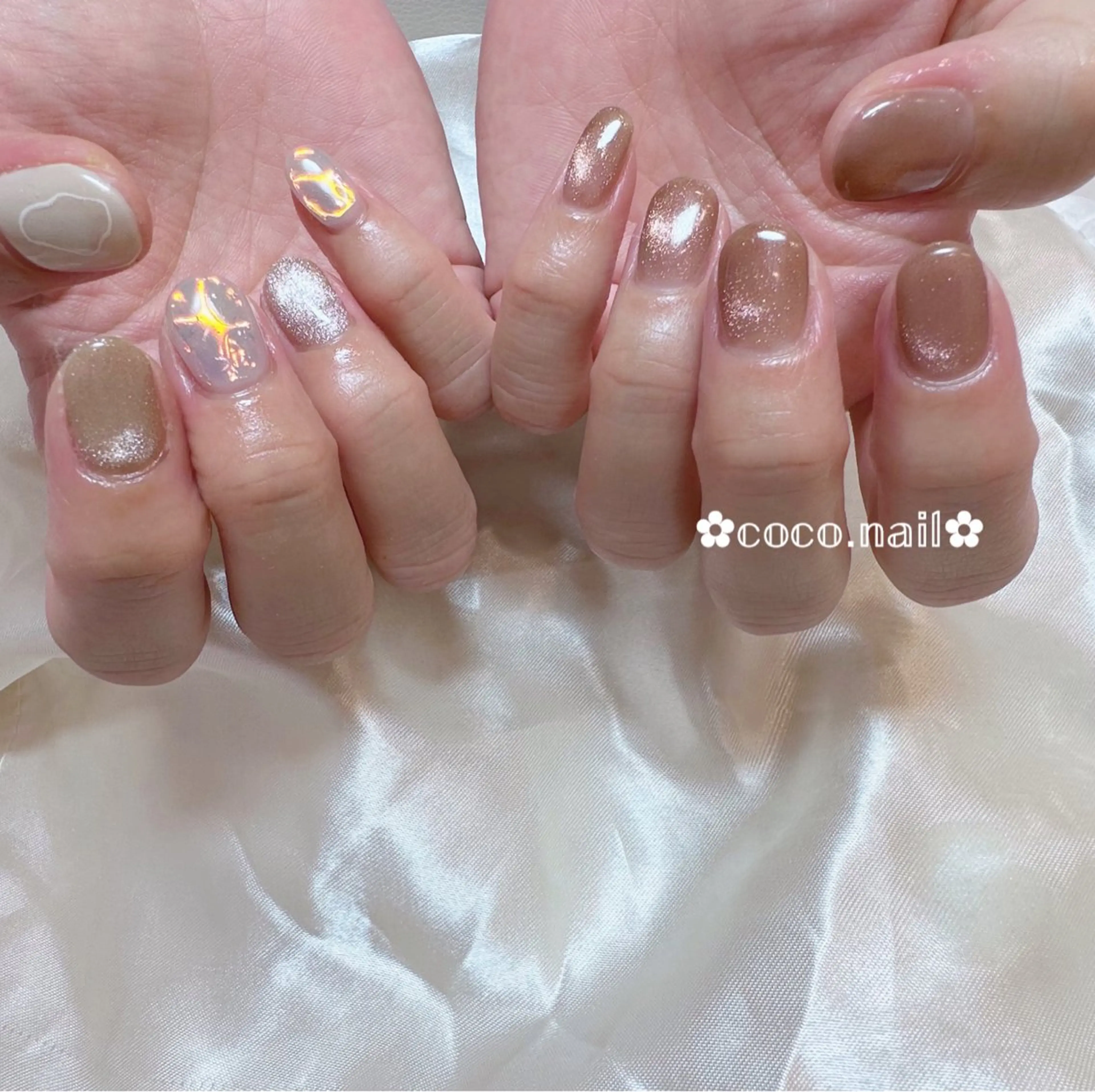 ネイル ハンドネイル lili.nail y2k/ワンホンのネイルデザイン