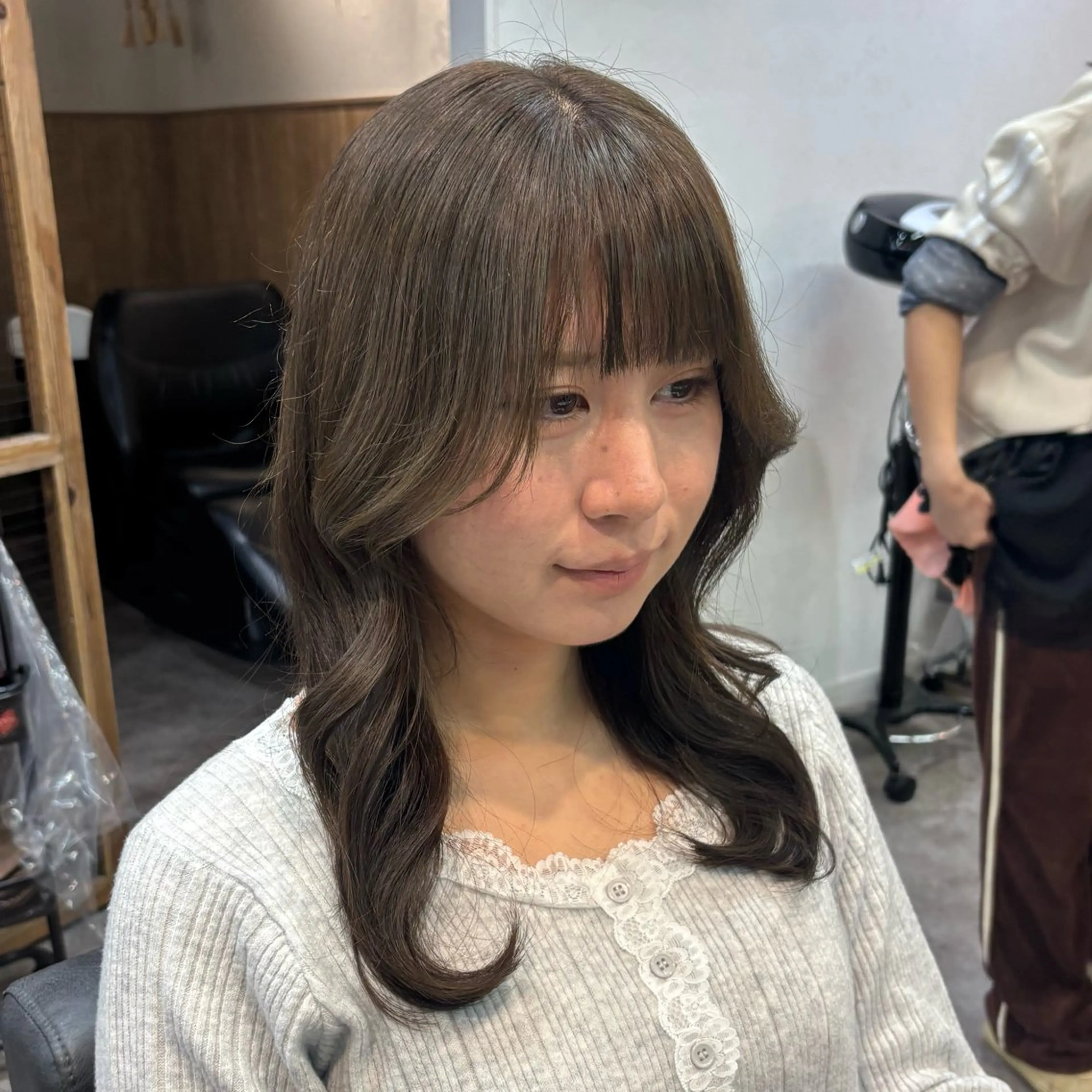 カラー ベージュカラー ブラウンカラー オリーブベージュ オリーブブラウン オリーブカラー ヘアカラー トリートメント オリーブ/髪質改善/ 縮毛矯正/あいり🫒のヘアスタイル