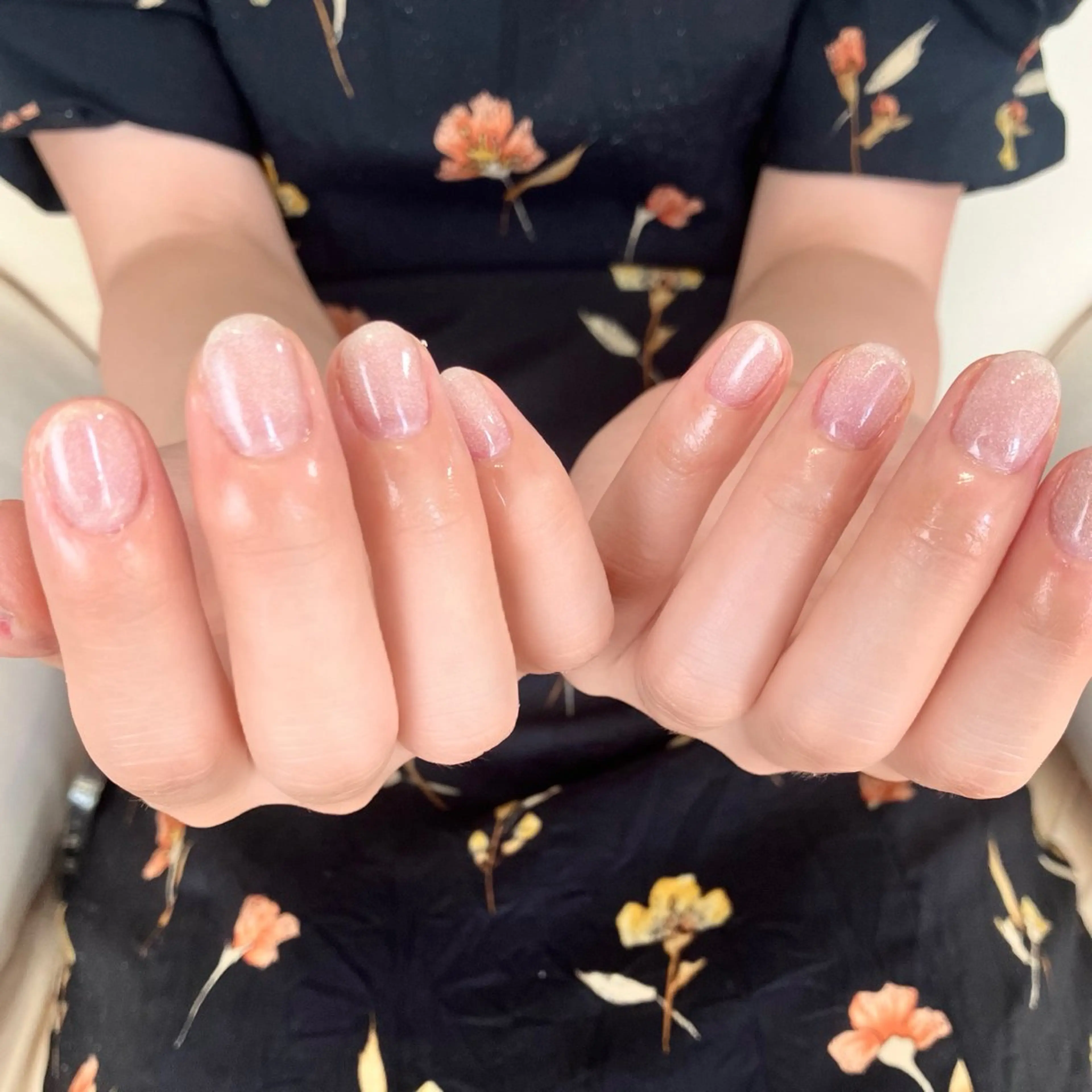 ネイル ラメ(グリッター) マグネットネイル オフィスネイル ハンドネイル aya☺︎ 恵比寿/広尾のネイルデザイン