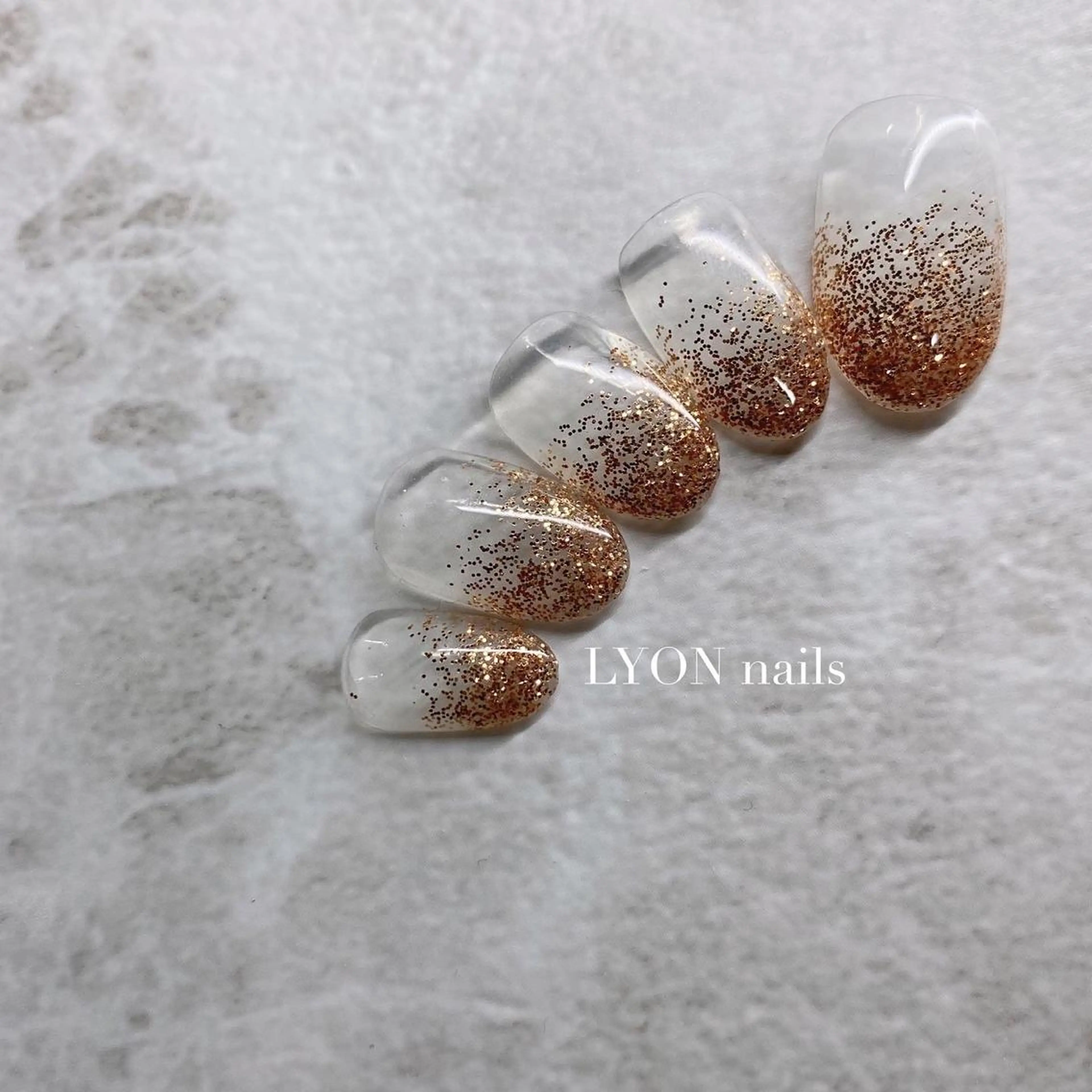 ネイル ラメ(グリッター) ラメグラデーション Bethlee nailsのネイルデザイン