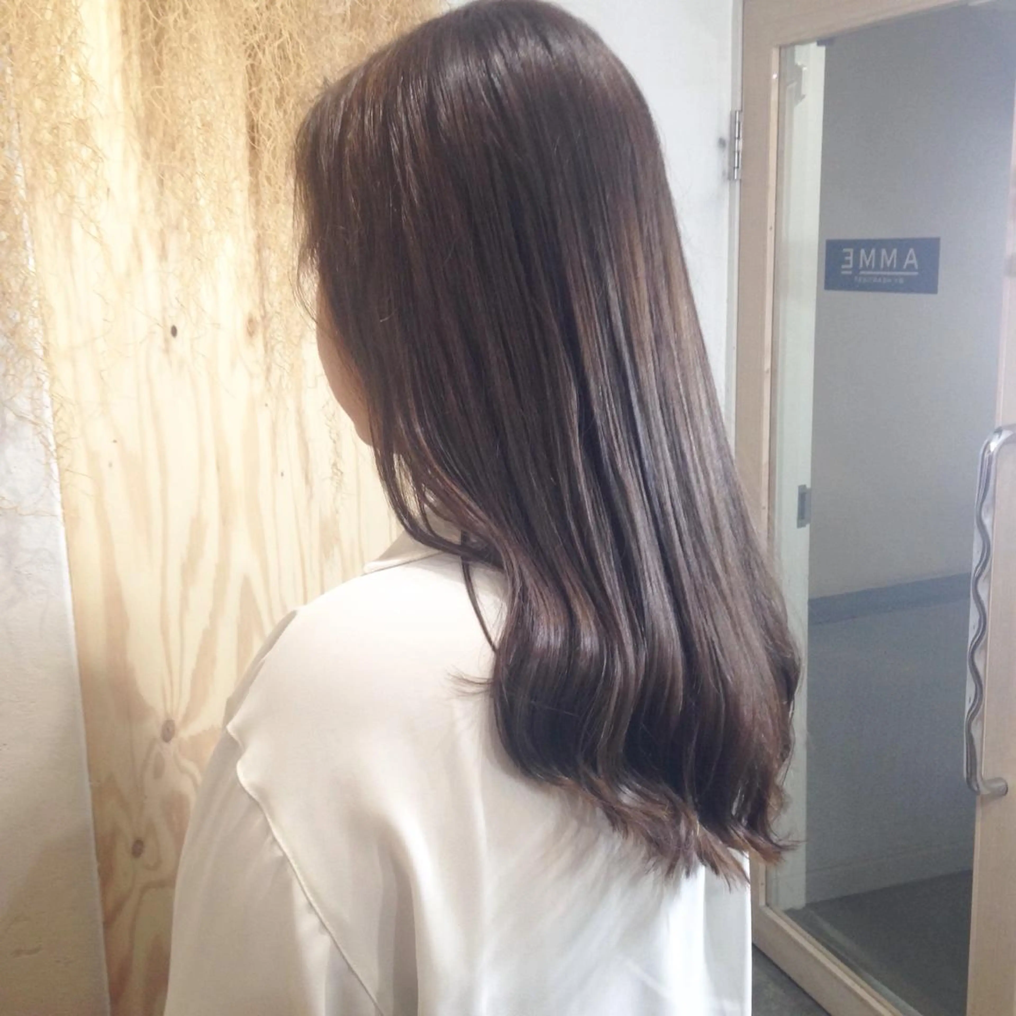 セミロング カラー アッシュ アッシュグレー 💎髪質改善💎 デザイナーshinのヘアスタイル