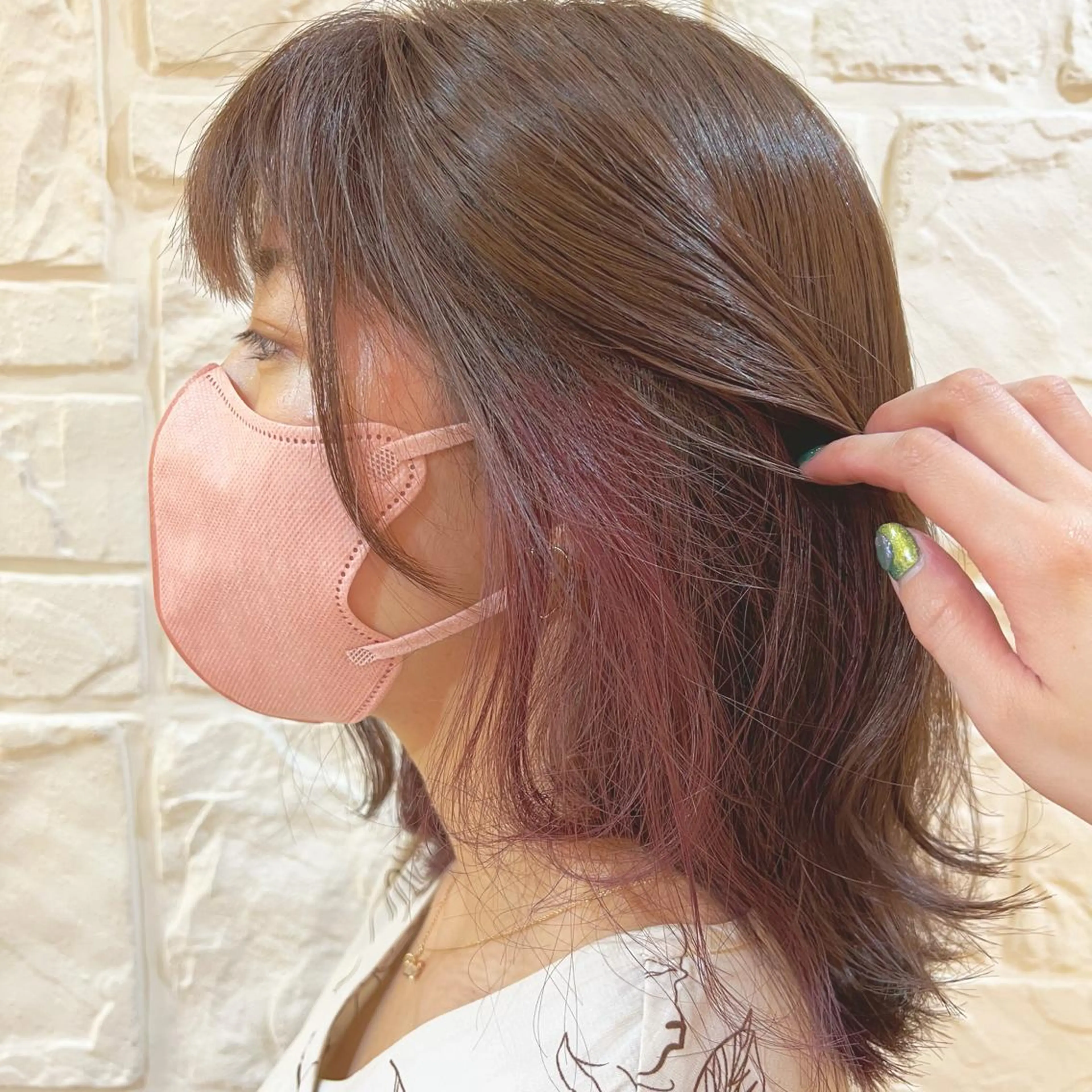 ミディアム カラー ヘアカラー Loem【ロエム】所属・RINA 【Loem】のヘアスタイル