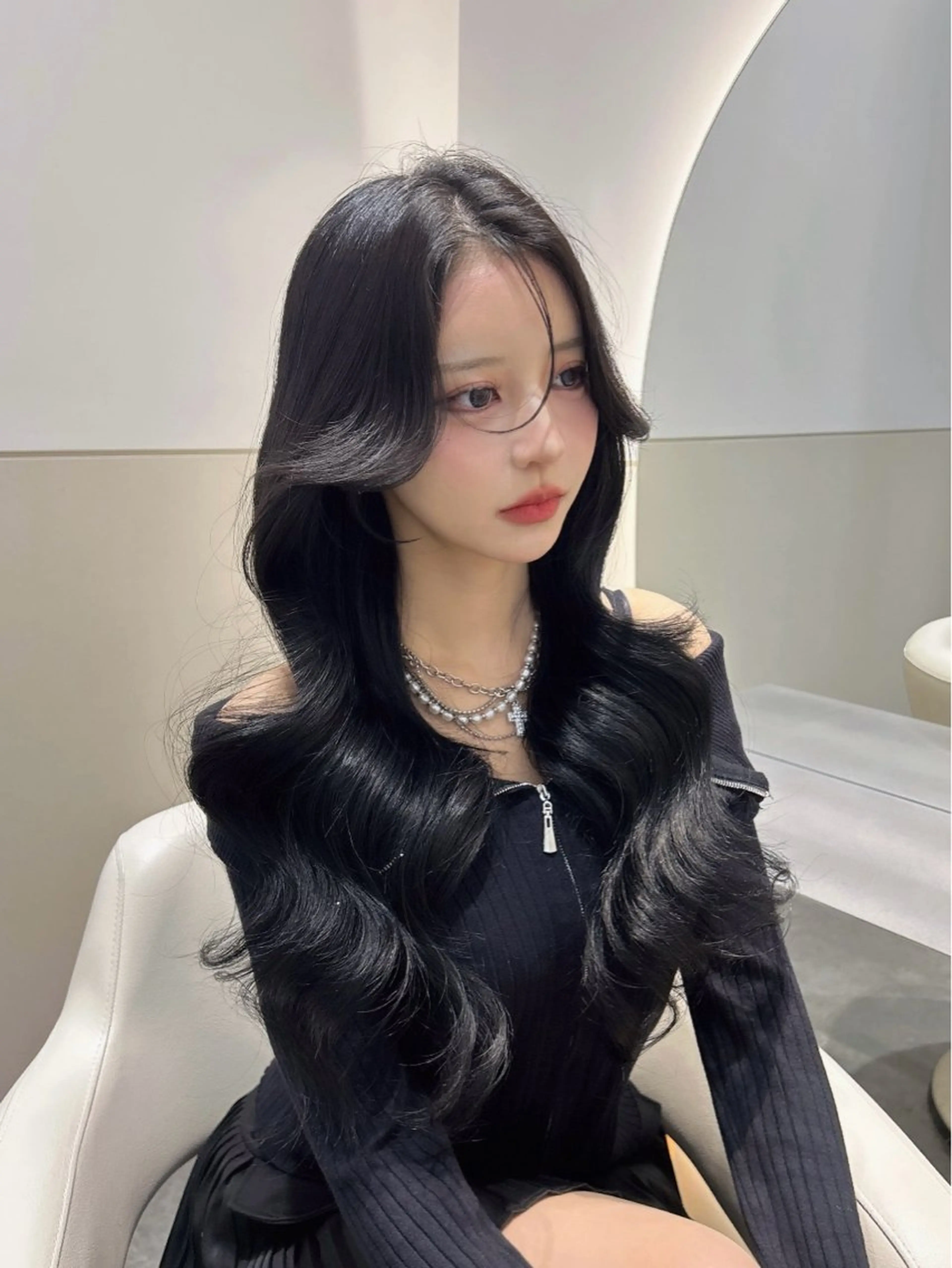 ロング カラー 🩷韓国ヘア/ミディ アム🩷Maikaのヘアスタイル