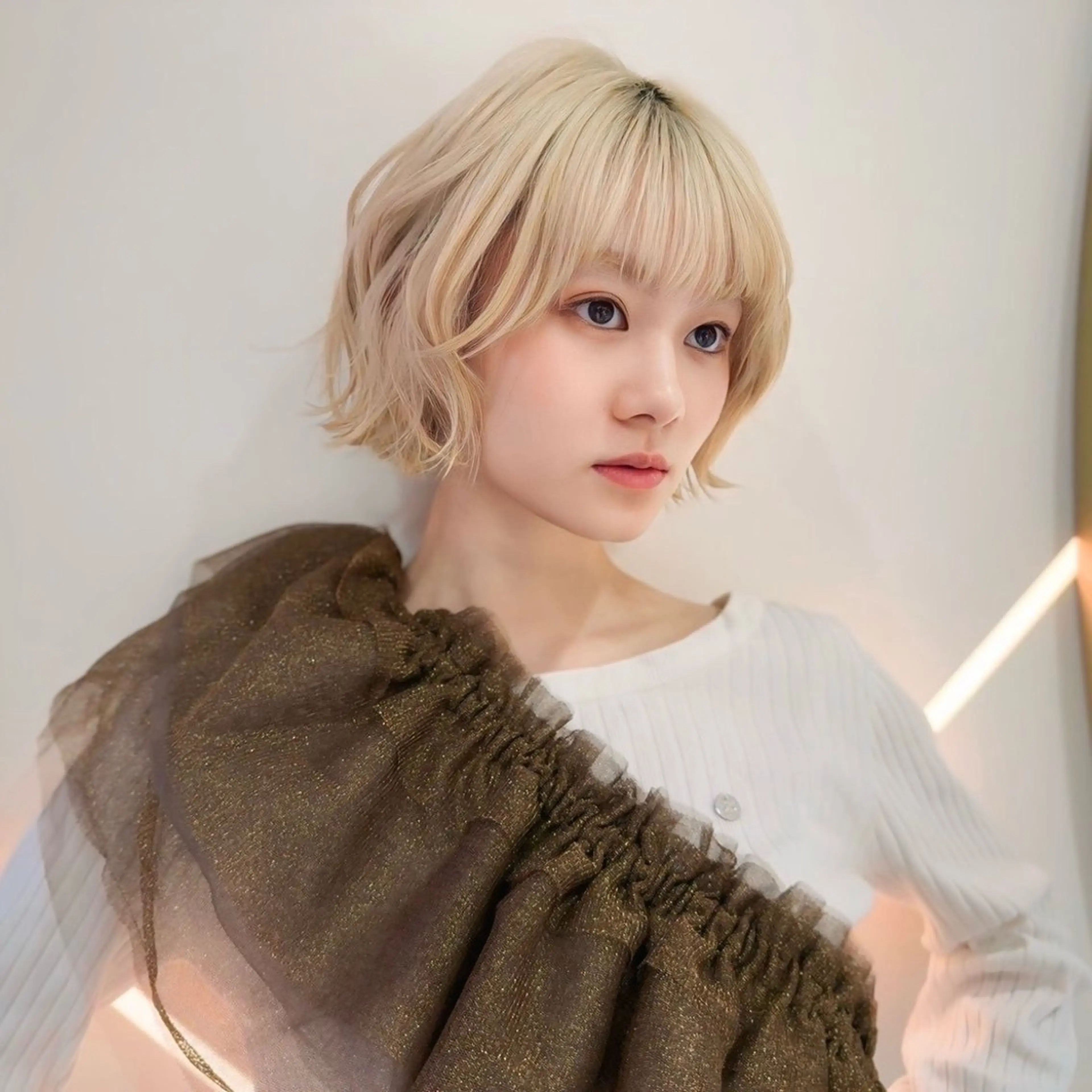 【ホームケア付き💫】カット➕ケアブリーチ➕全体カラー➕お待ち帰り付き3stepトリートメントの写真