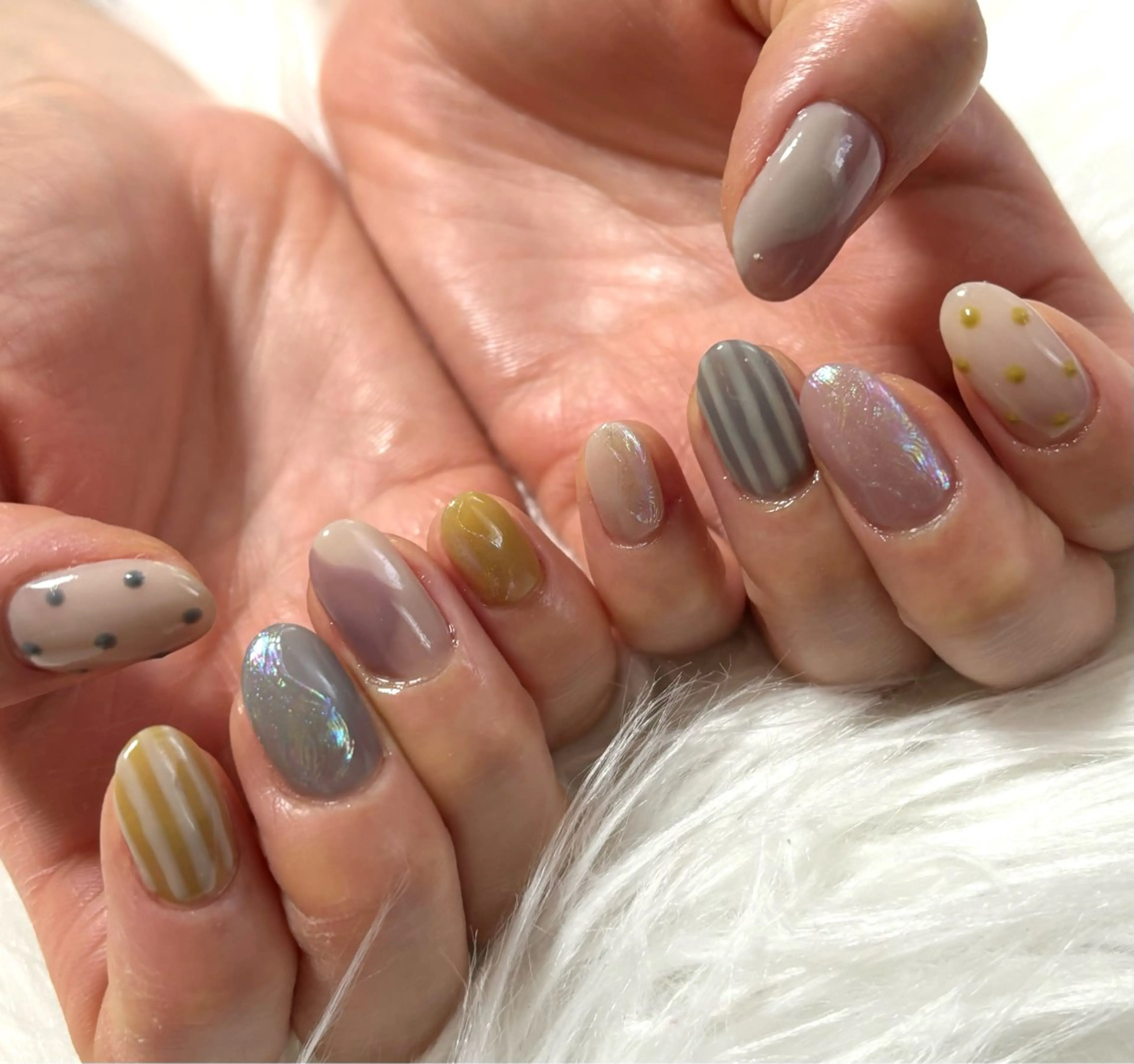 ネイル ハンドネイル nail salon HIRUKANAのネイルデザイン