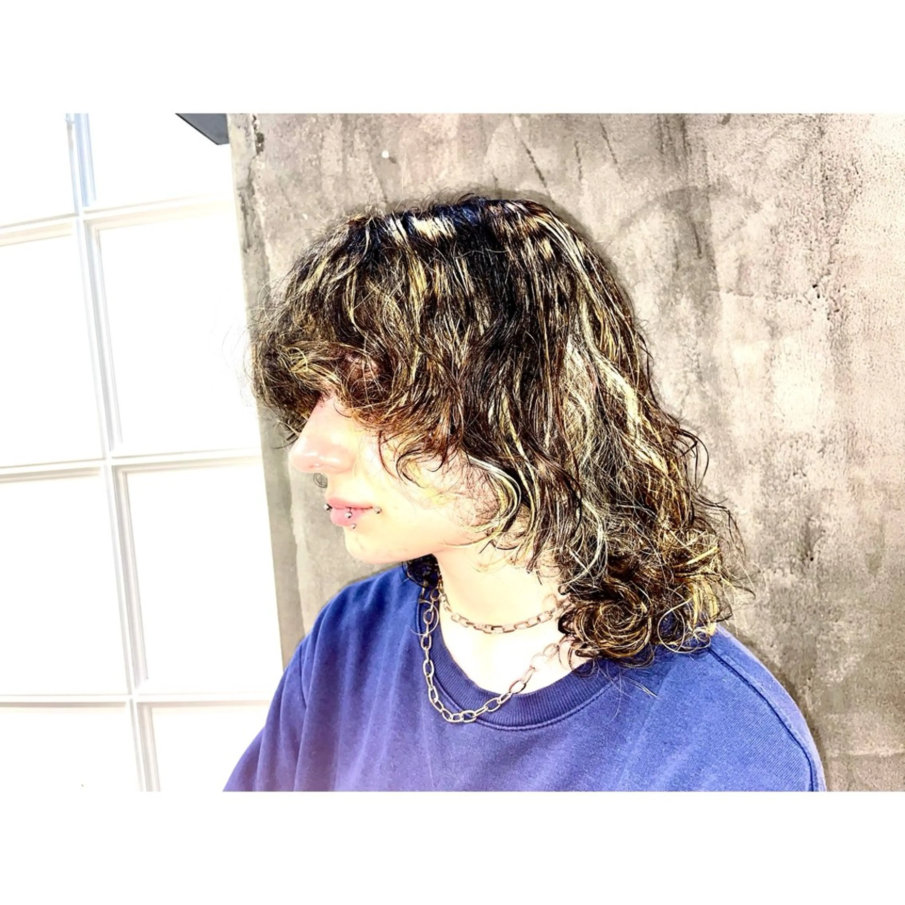 ミディアム カラー カット ヘアカラー トリートメント デザインカラー⭐︎★ 🐆hyo🐆のヘアスタイル