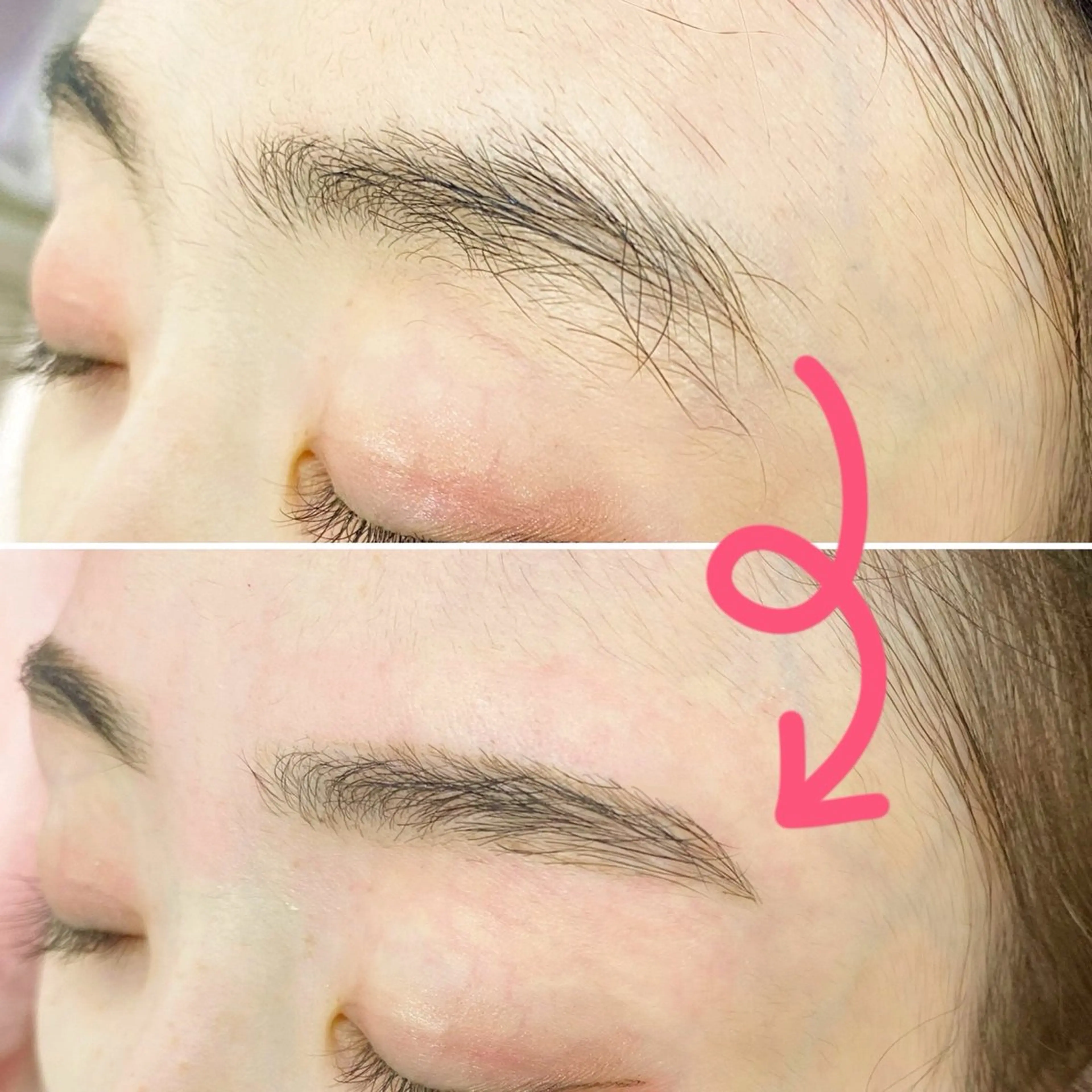 アイブロウ 眉毛ワックス脱毛 rich to 井上　千鶴のマツエク・マツパデザイン