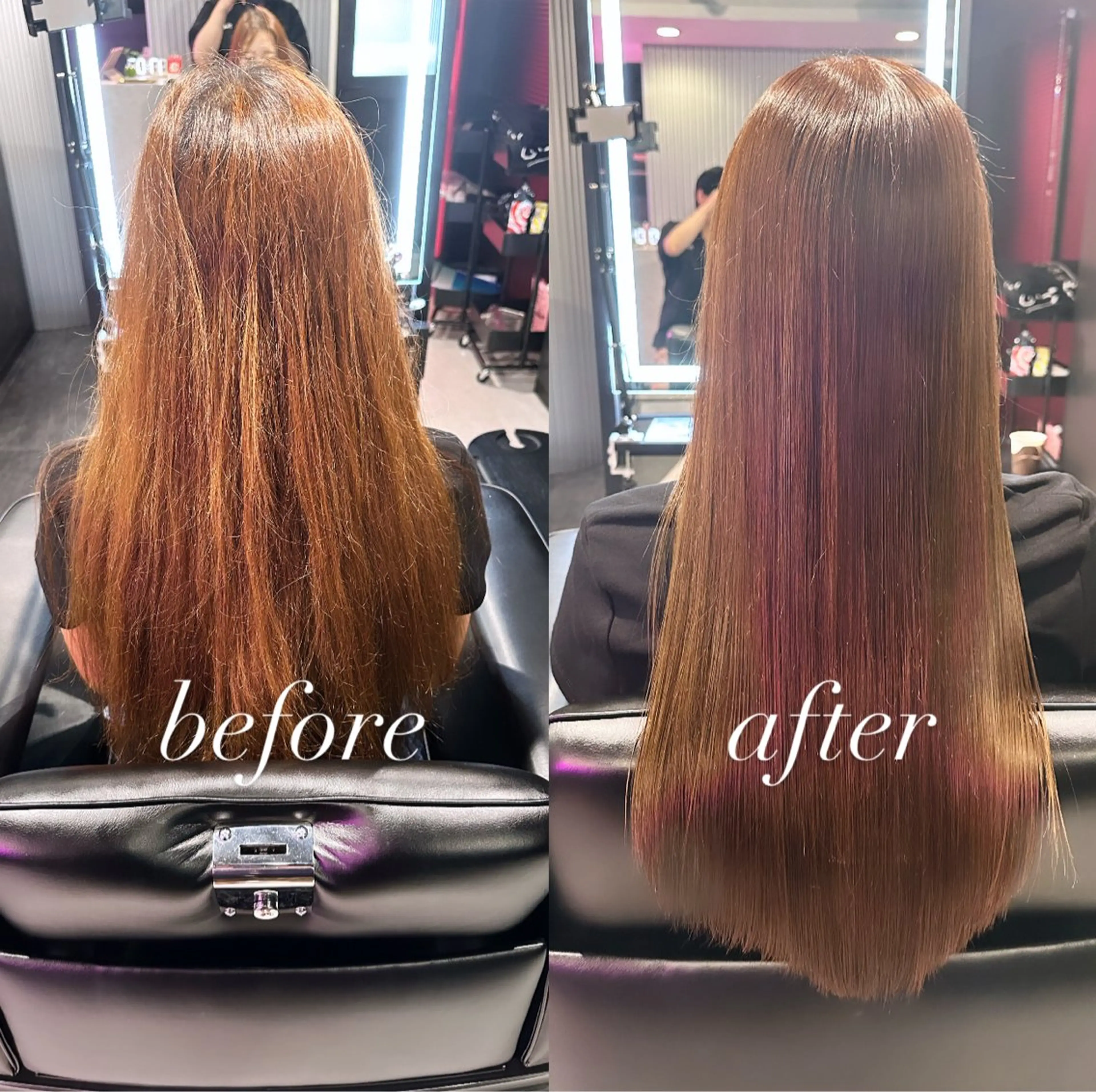 ロング 髪質改善 レイヤーカット 縮毛矯正 オトナかわいい♡◌ ⑅⃝*GISELLEのヘアスタイル