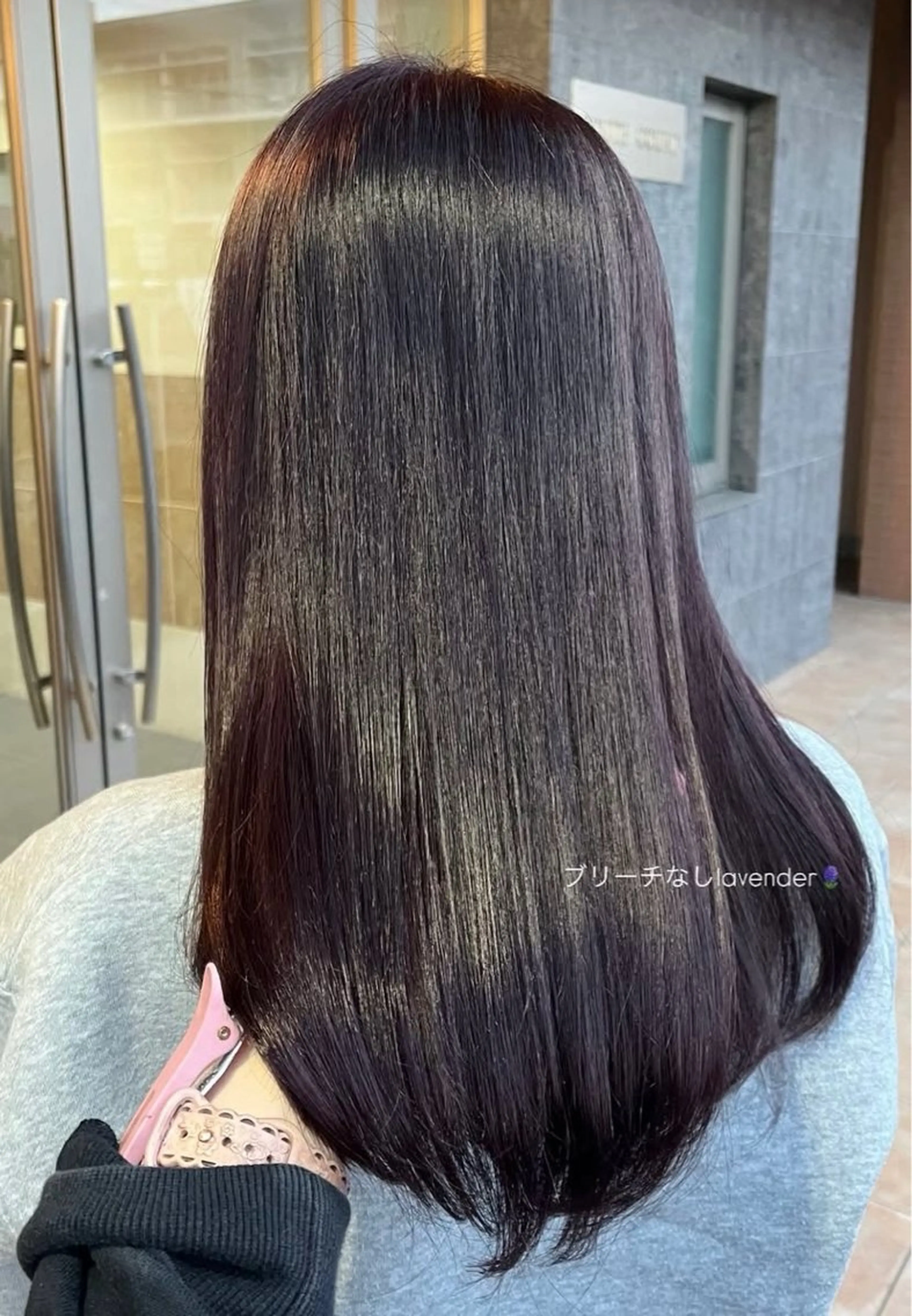 セミロング カラー ベージュカラー ブリーチ ブルーカラー ダブルカラー グラデーションカラー 🫟Blanco🫟 Color&Careのヘアスタイル