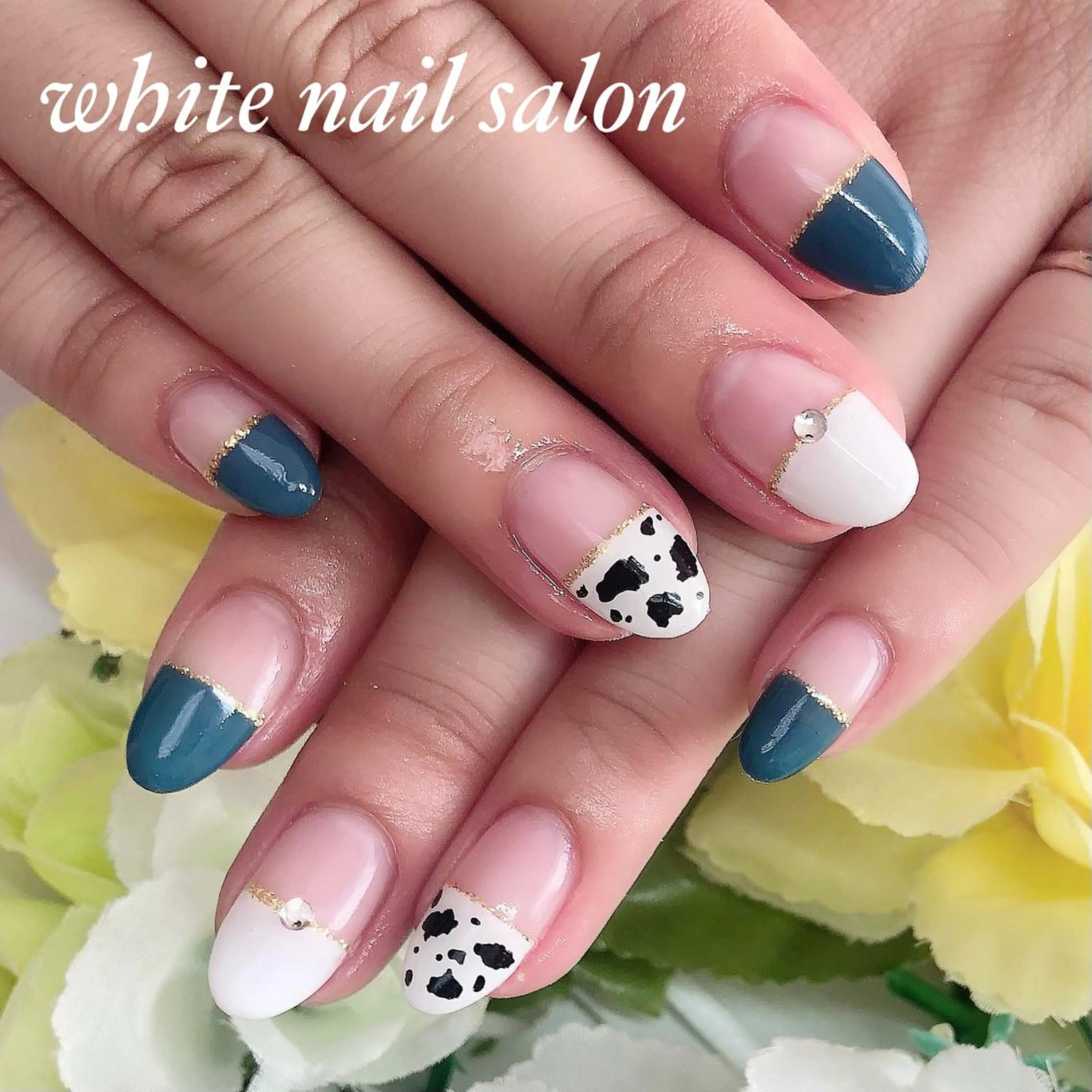 ネイル ジェルネイル ハードジェル 持ち込み ソフトジェル ハンドネイル white nail salonのネイルデザイン