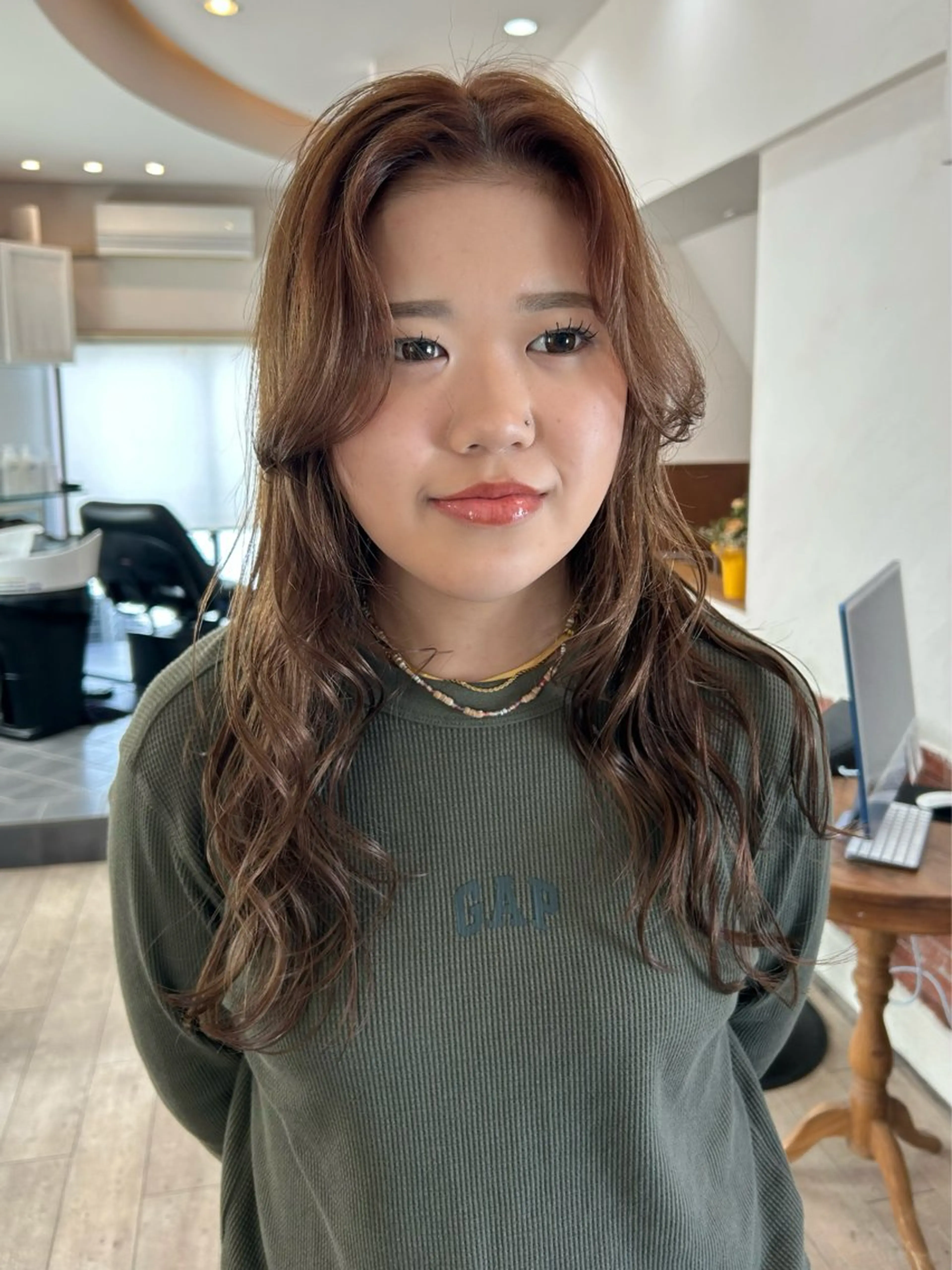 ロング カラー ブリーチ ダブルカラー ハイトーンカラー カット ヘアカラー 180° OneEightyDegrees 中目黒所属・Himari 【ハイトーンカラー】のヘアスタイル