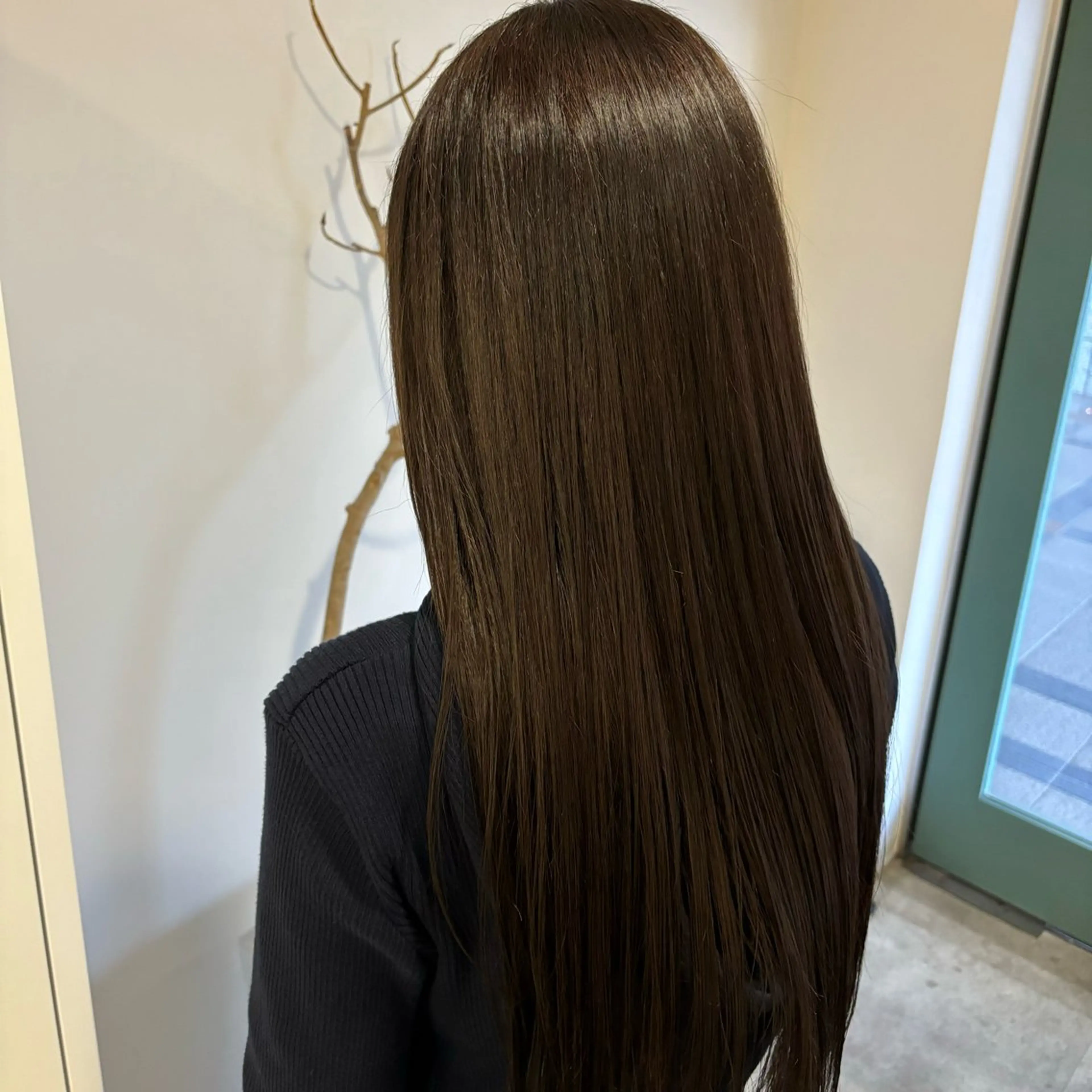 ロング カラー ブラウンカラー ナチュラルブラウン 髪質改善 CHAINON×FeM#所属・名駅/sHiHo/透 明感カラー✨🎀/のヘアスタイル