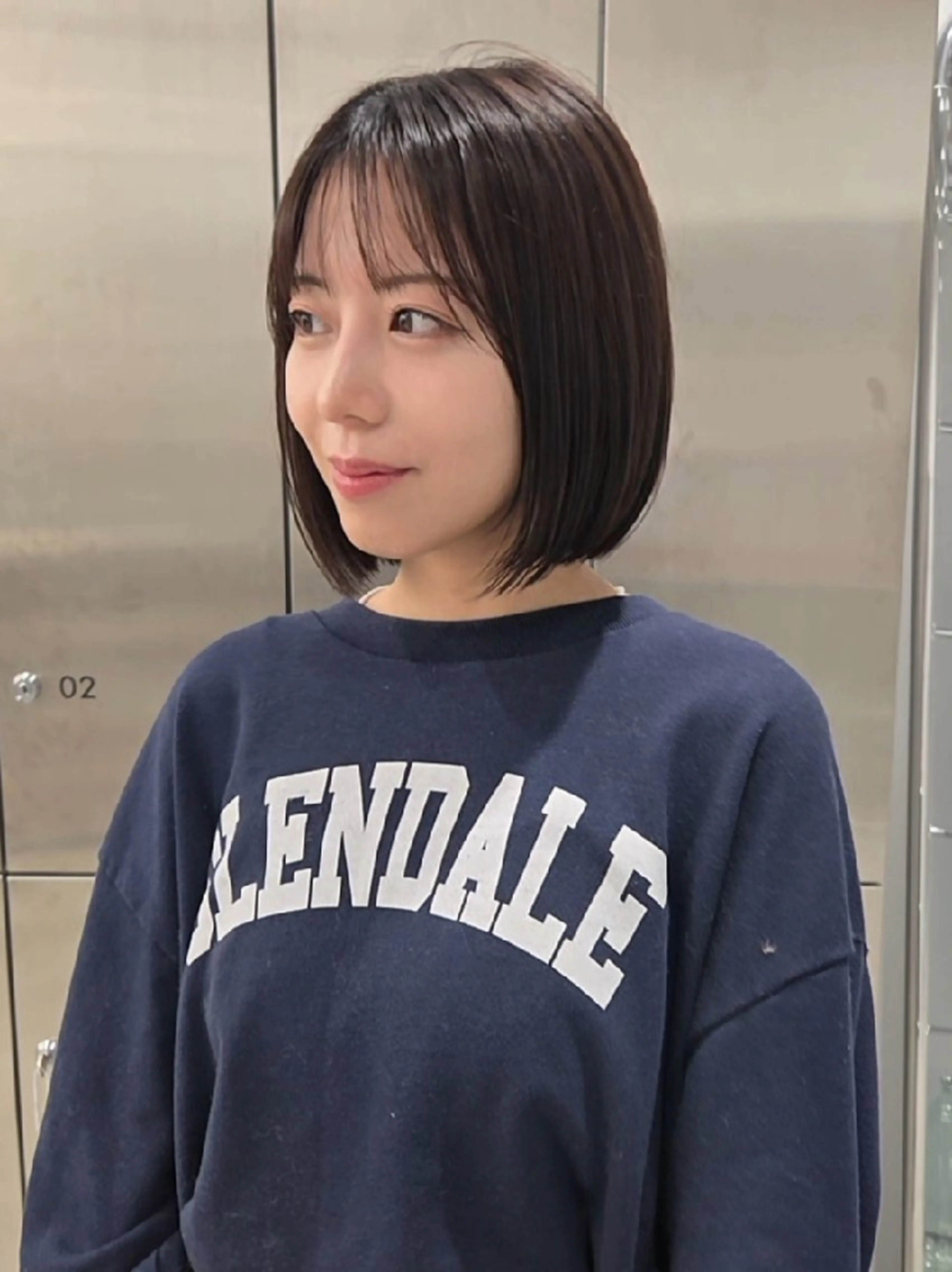 ミディアム ボブ 似合わせカット カット ill 天神大名所属・YOKUTO 透明感カラーボブ特化のヘアスタイル