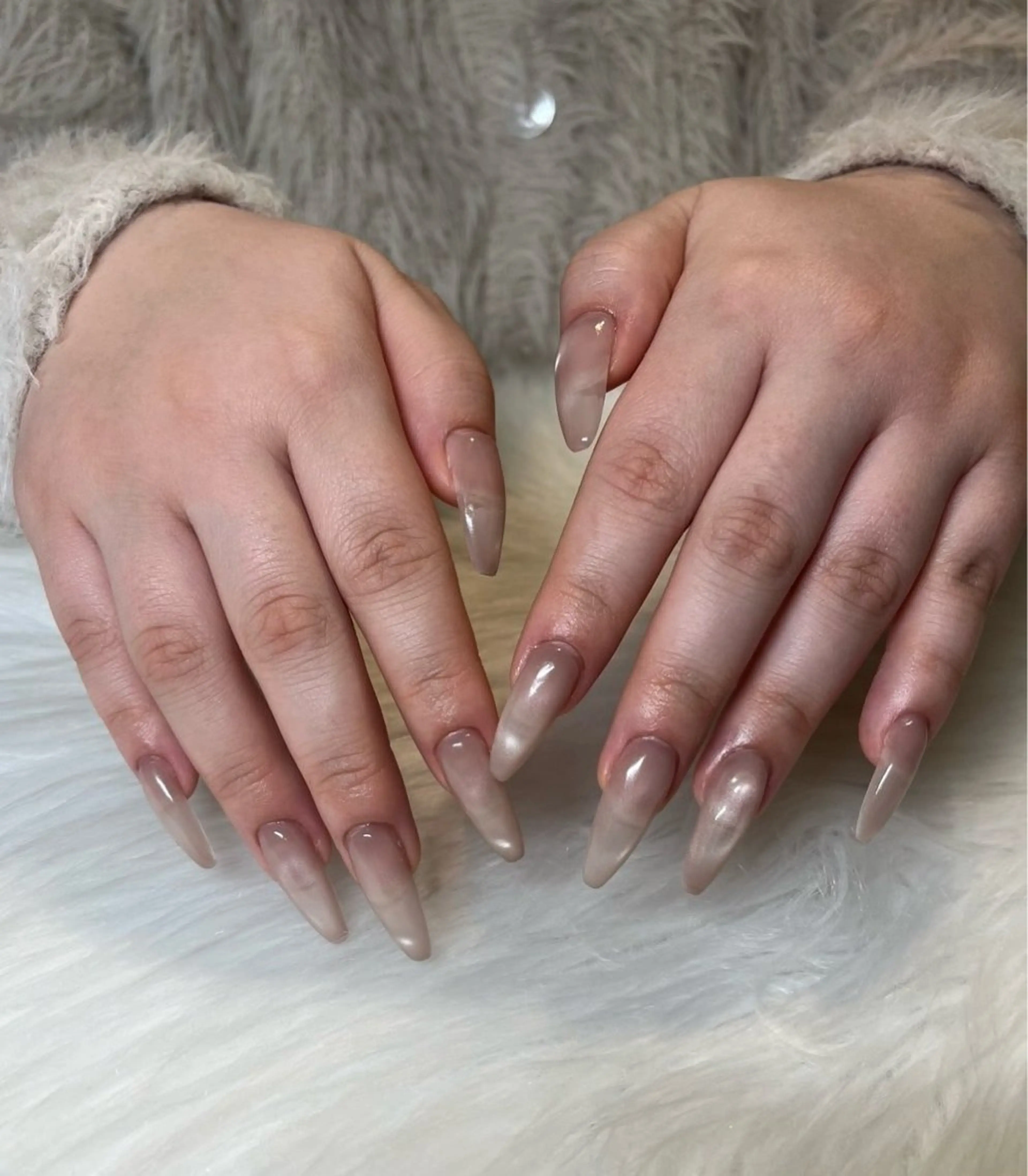 チップスカルプ【自店・他店オフ無料(ソフトジェル)★長さだし】マグネット or フラッシュ🫧0甘皮ケア込みの写真