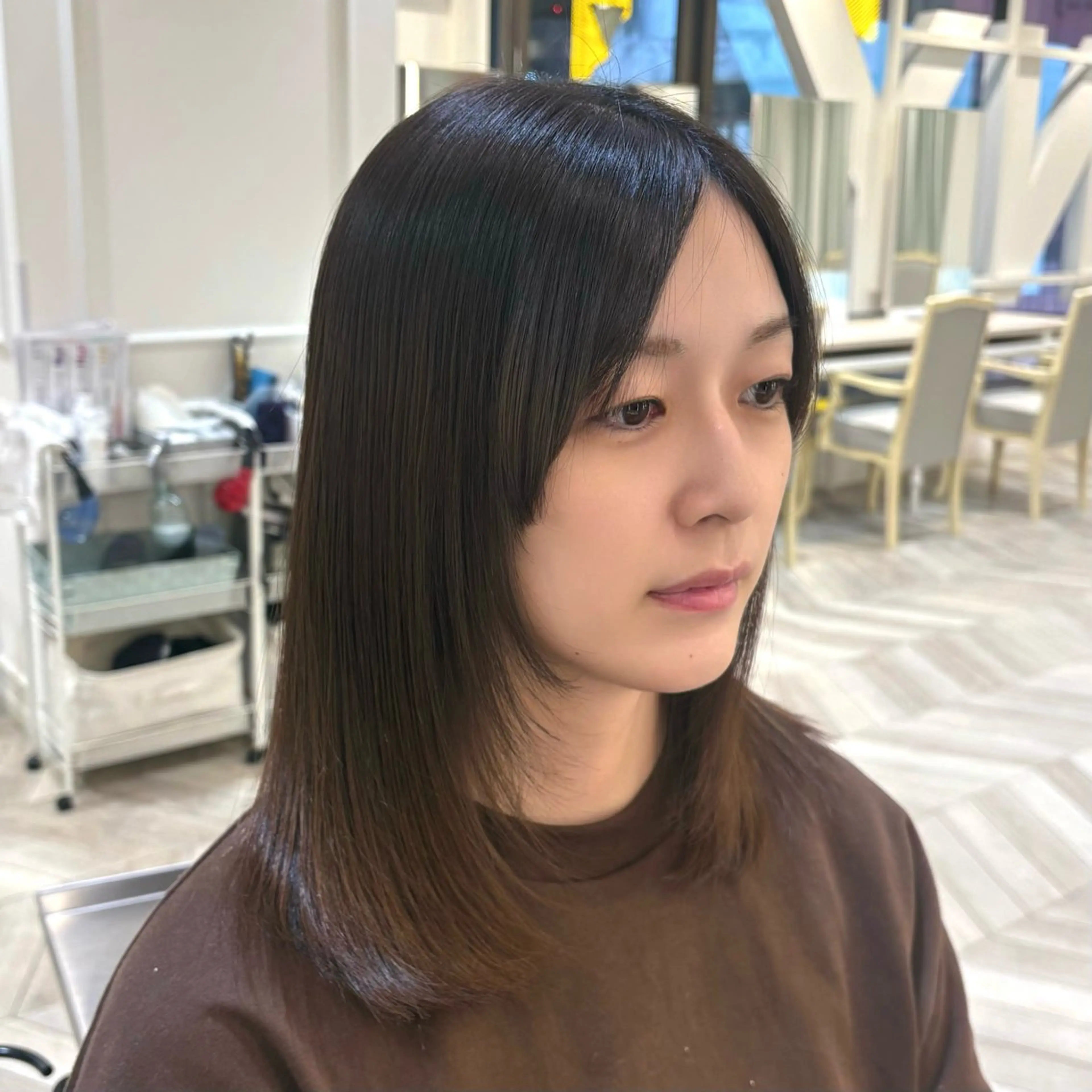 セミロング カット NYNY 🌺Ruiのヘアスタイル