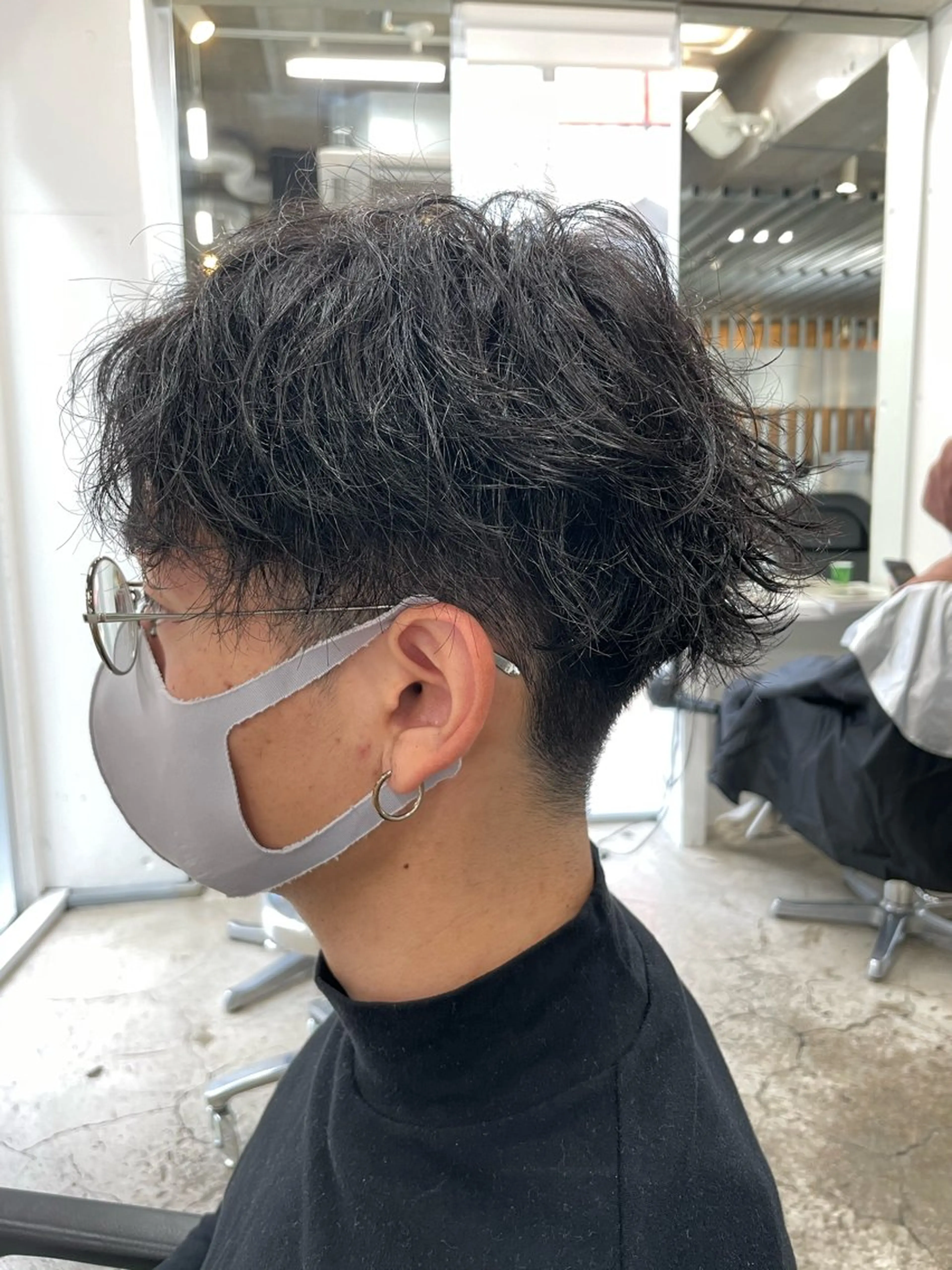 パーマ 【メンズパーマ】比嘉 啓人のヘアスタイル