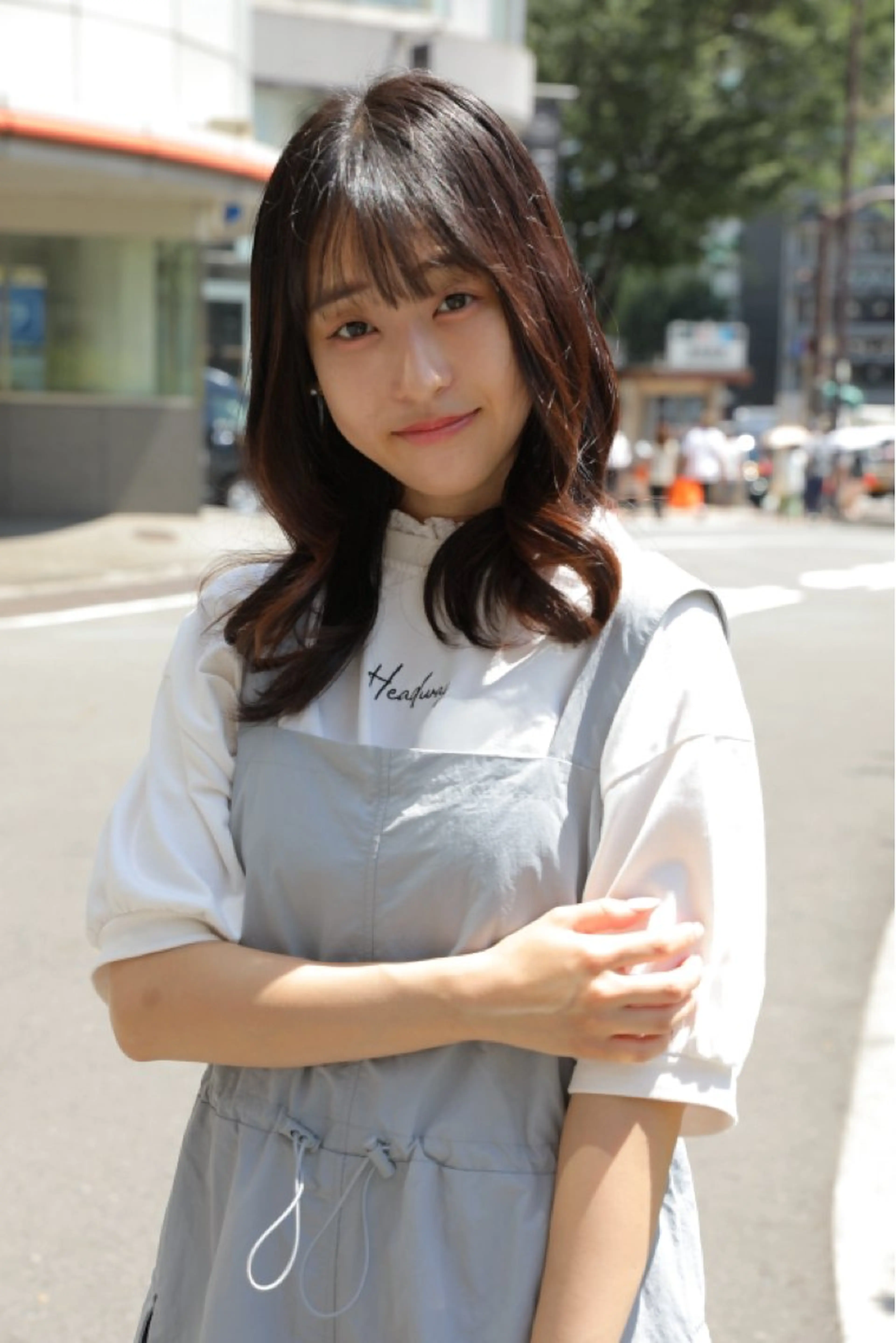 ミディアム ハイライト 髪質改善 小顔カット カット ヘアカラー Endearing 銀座/レイヤーカットのヘアスタイル