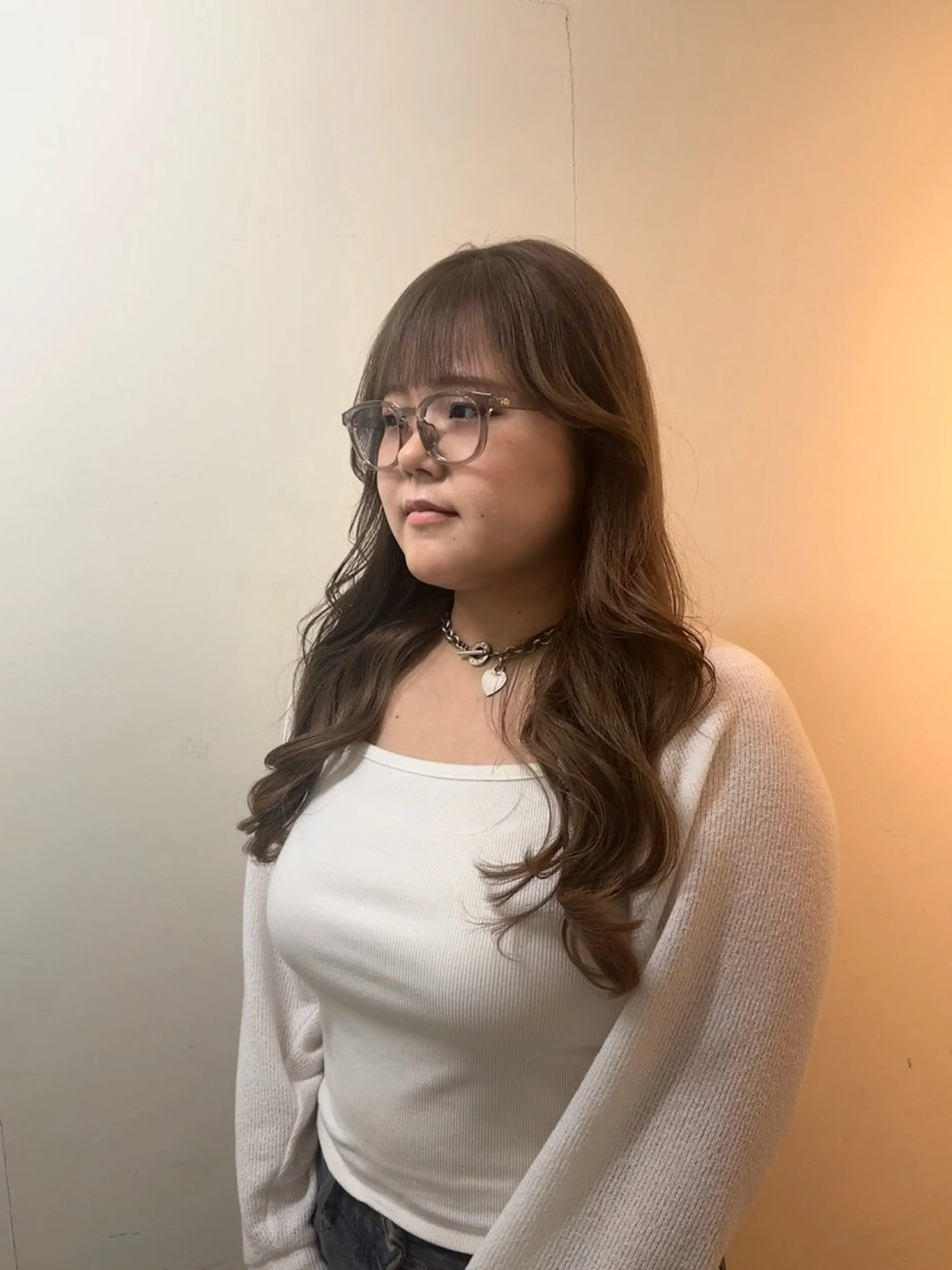 ロング ヘアカラー 木村 心海☆明石のヘアスタイル