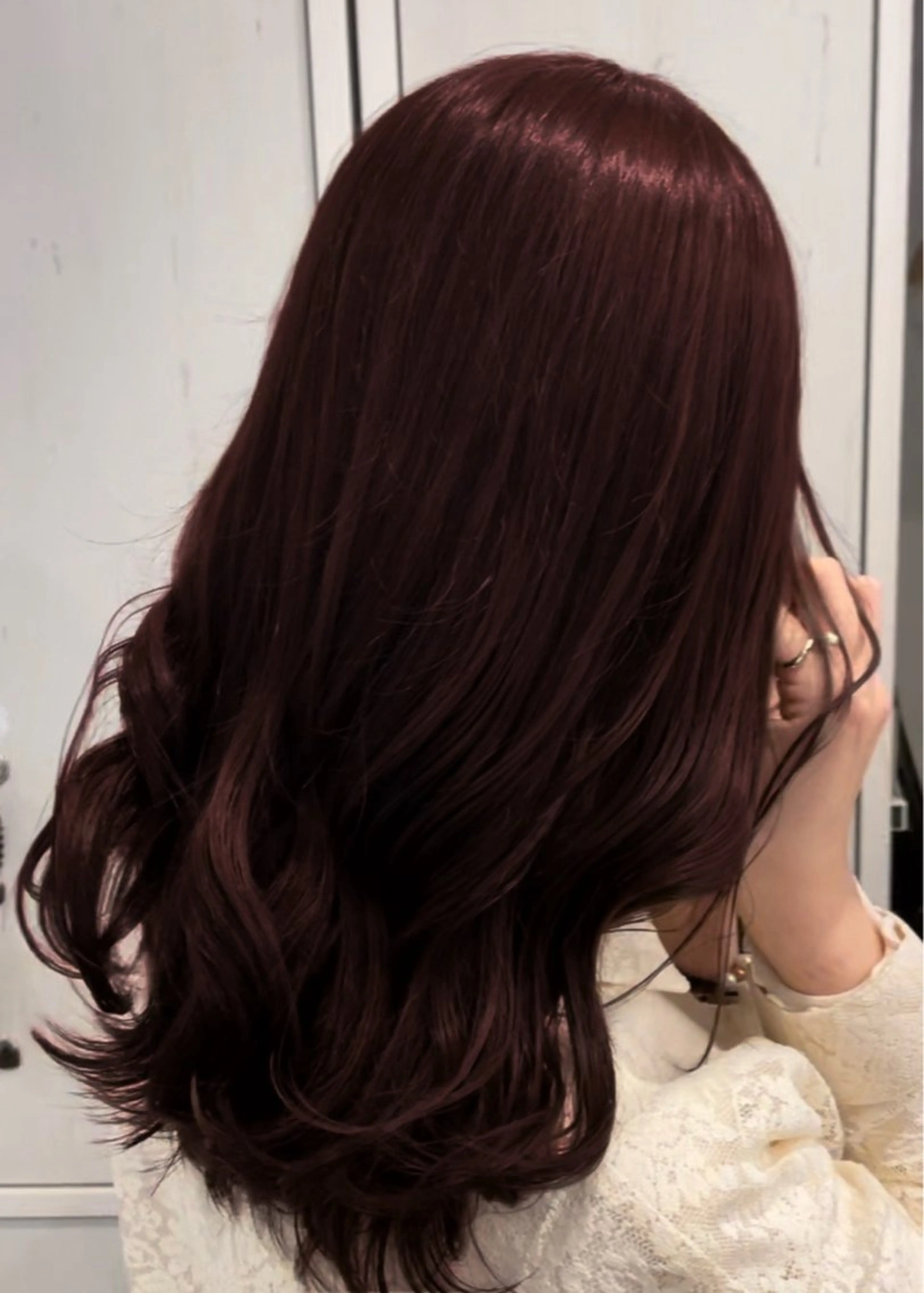 ミディアム カラー レイヤー/透明感/ 顔周り/kana🩰のヘアスタイル