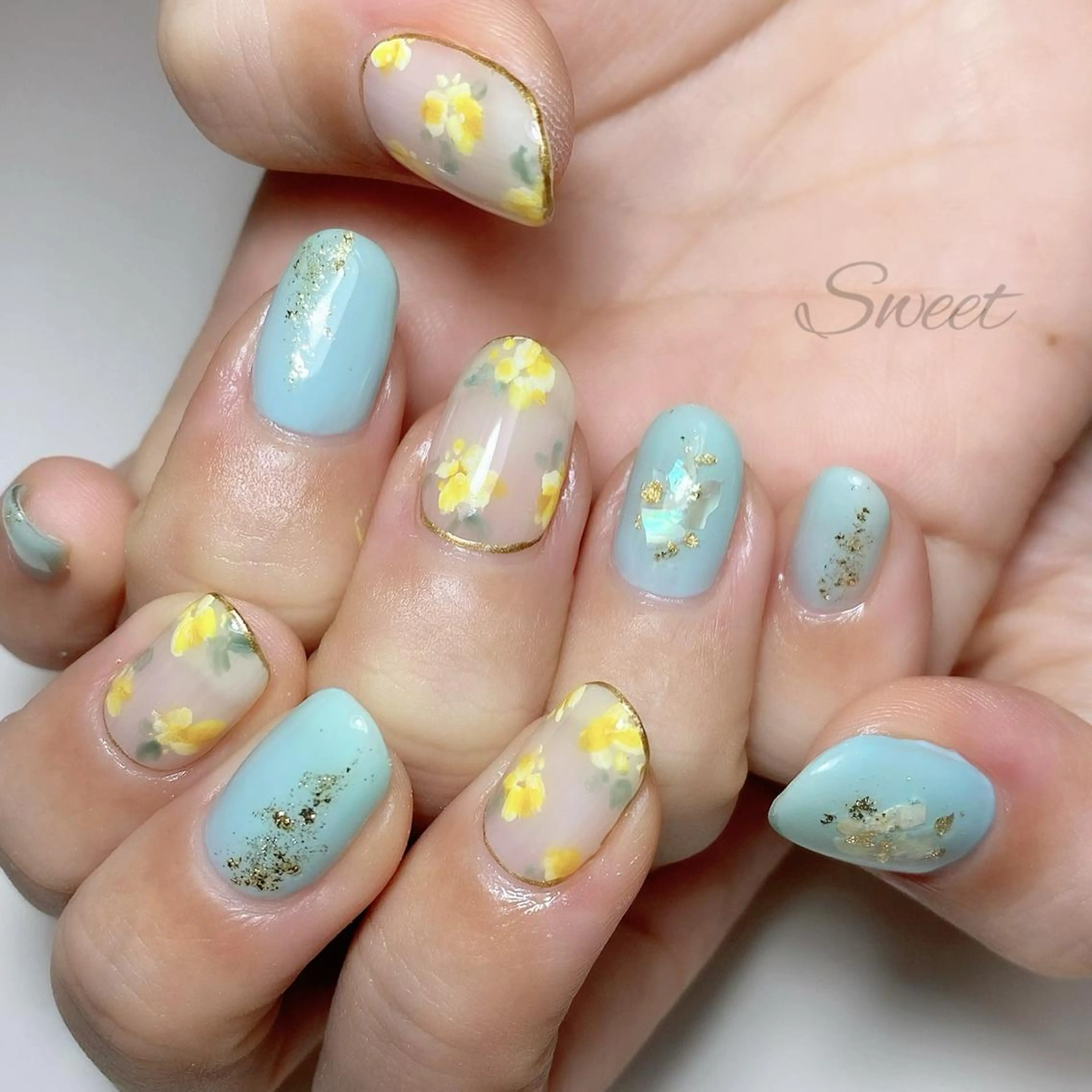 ネイル sweet 仲野陽子のネイルデザイン