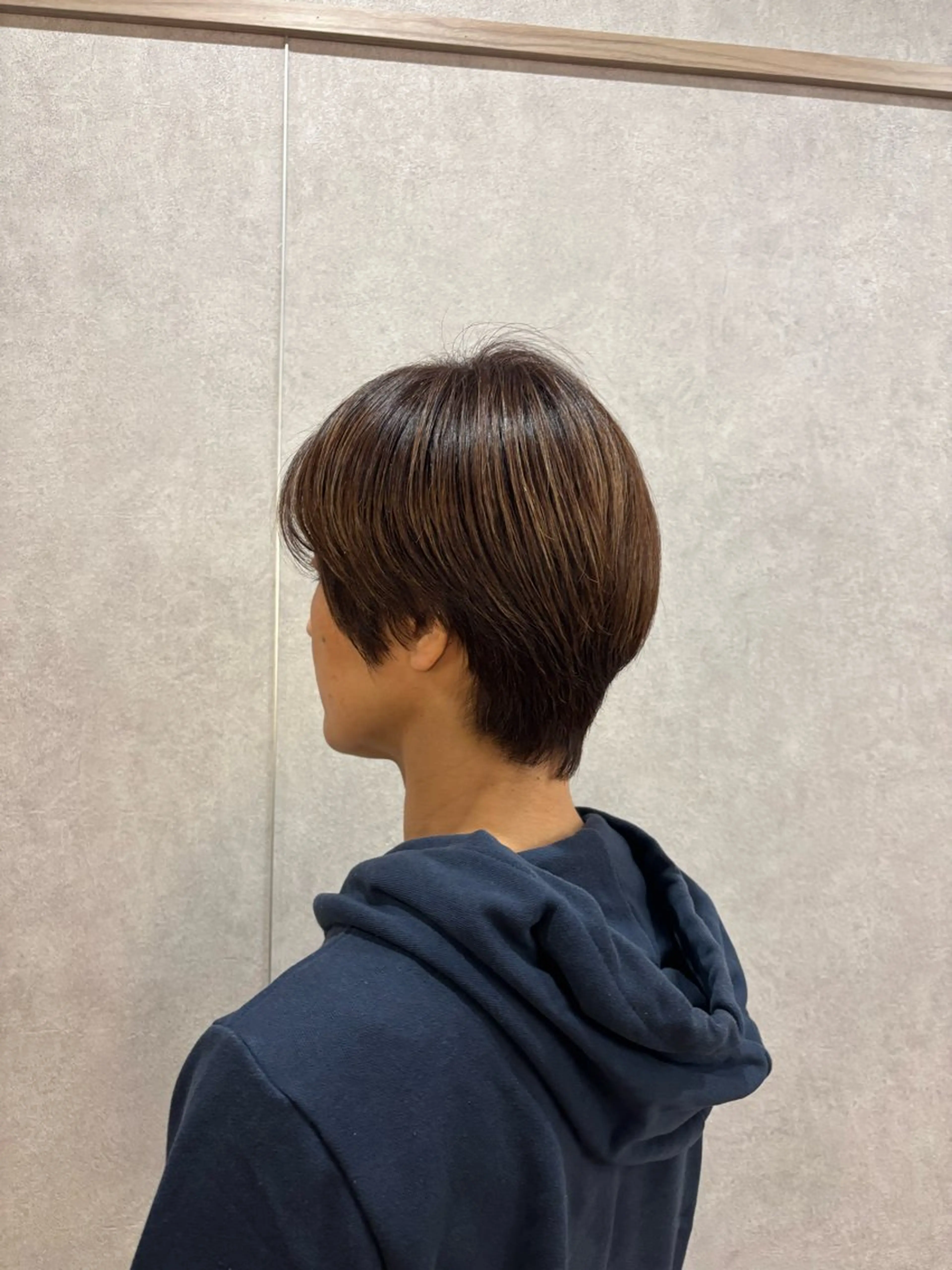 ショート ショートヘア soleil by ailes所属・Yunoka/切りっ ぱなし/顔まわりのヘアスタイル