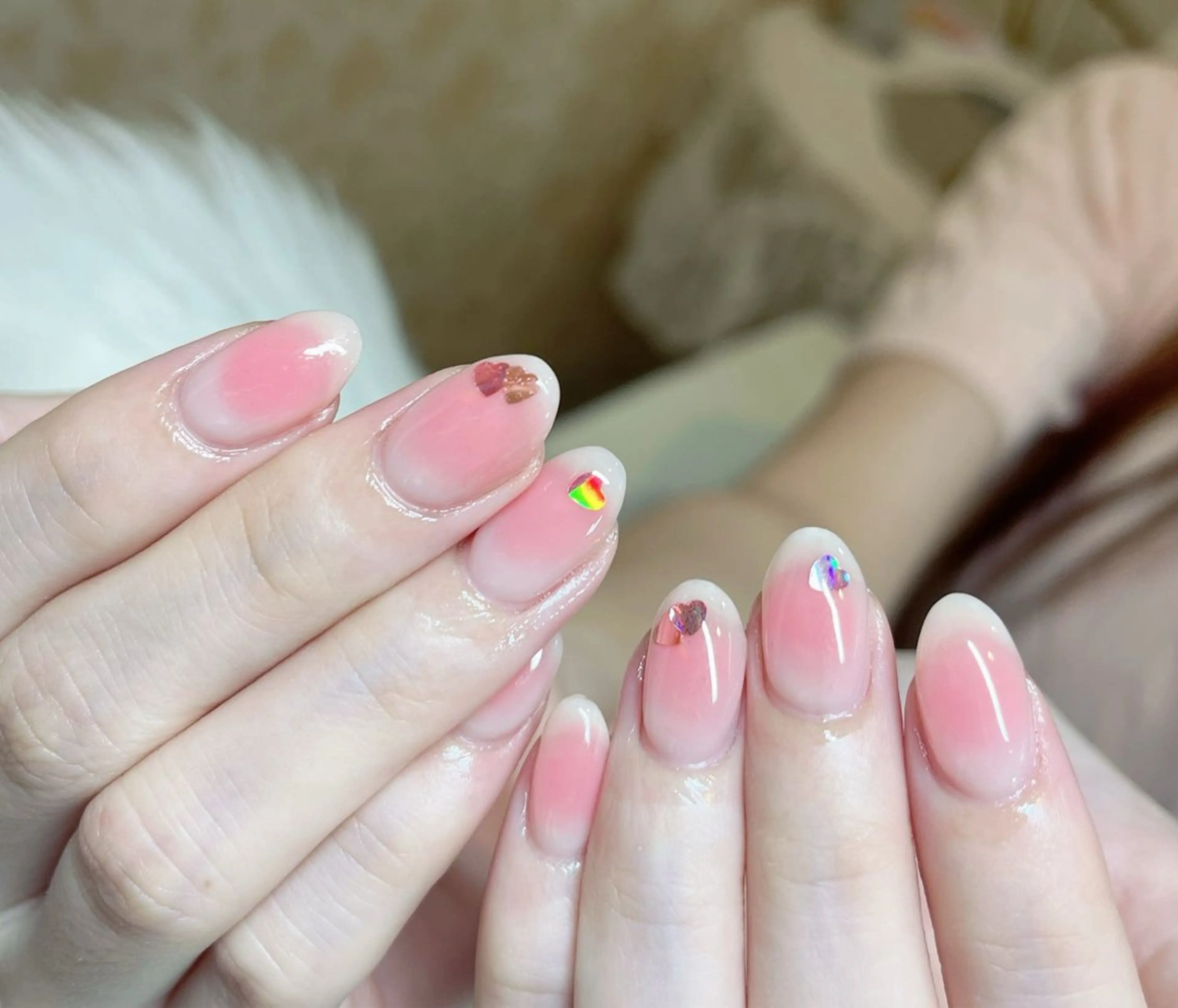 【ハンド】☆当店人気NO.1☆ワンホンチークネイル6080¥🩷新規予約➖500円、ソフトジェルオフ無料🩷の写真