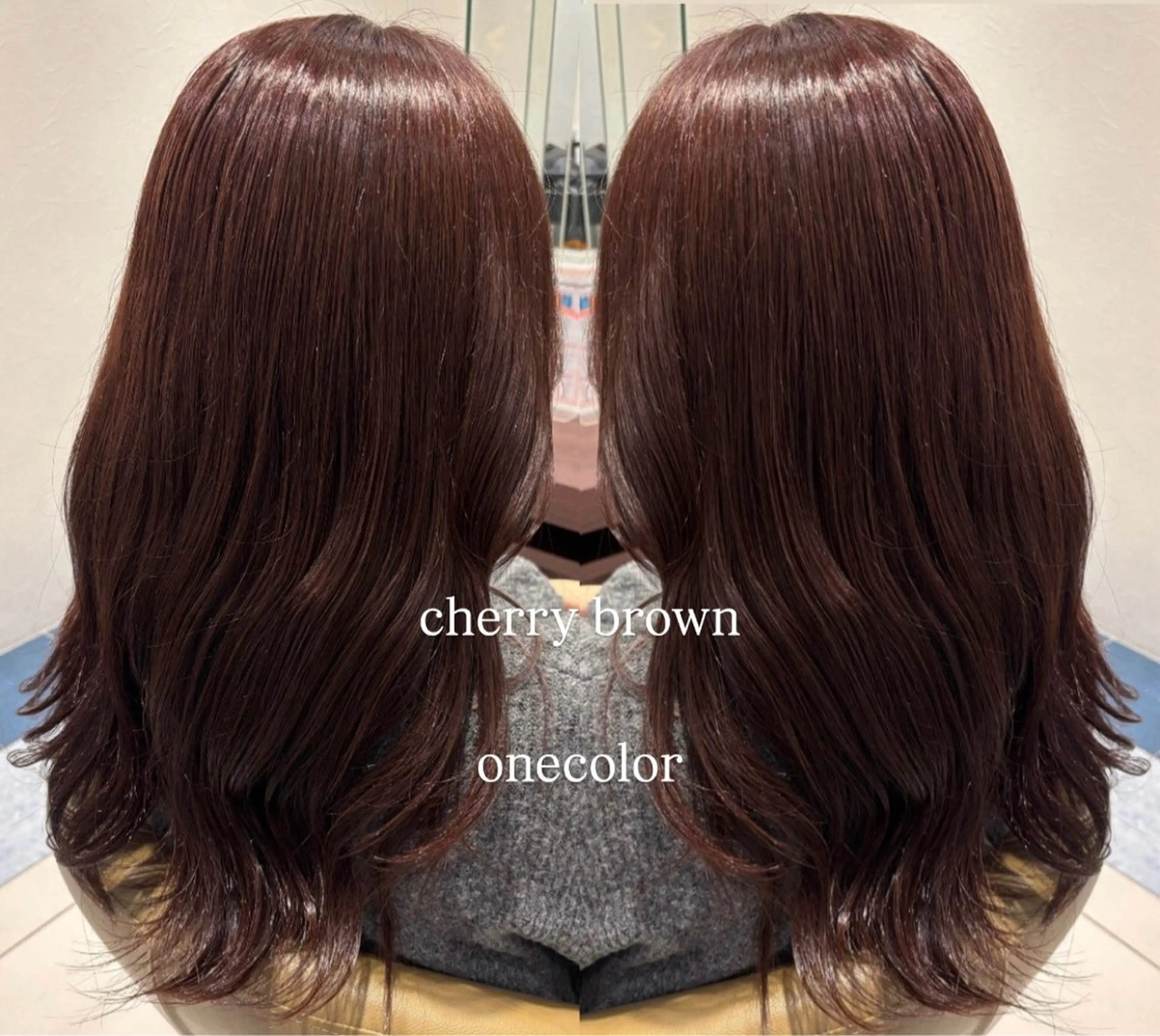 ロング カラー ブラウンカラー ヘアカラー トリートメント 韓国🎀透明感カラー mizukiのヘアスタイル