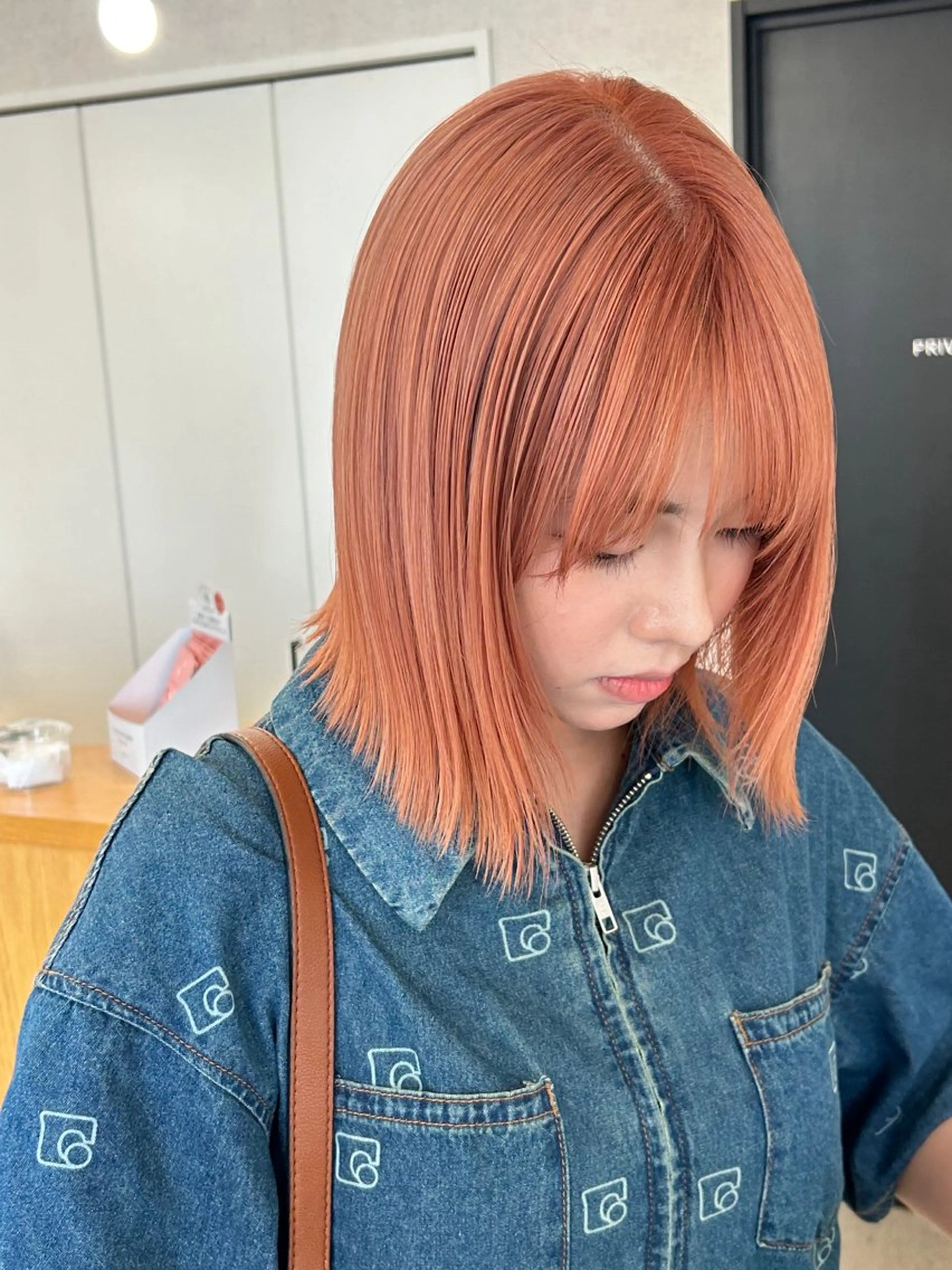 カラー+髪質改善トリートメントの写真