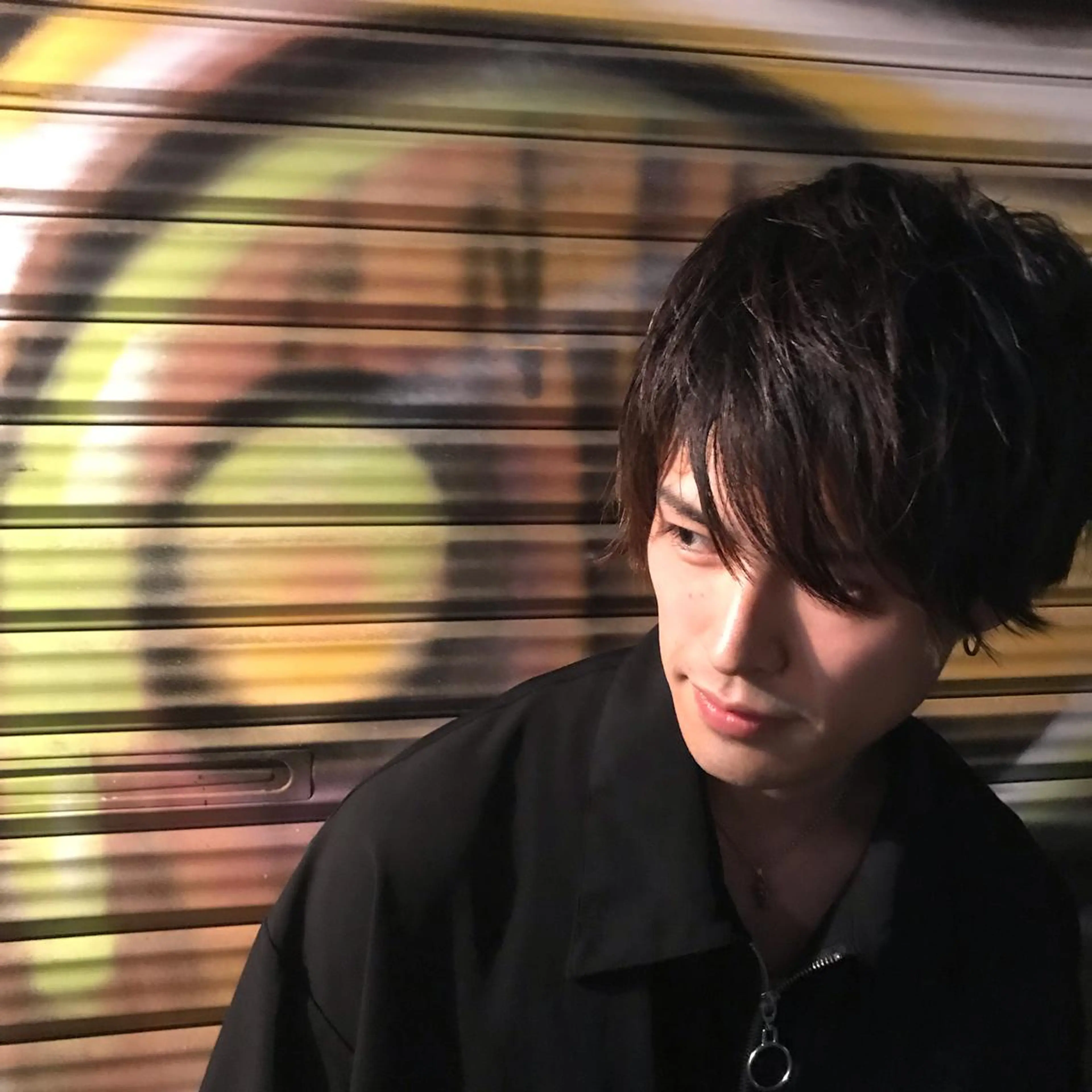 ショート カラー パーマ メンズ JUNTA 梅田茶屋町のヘアスタイル