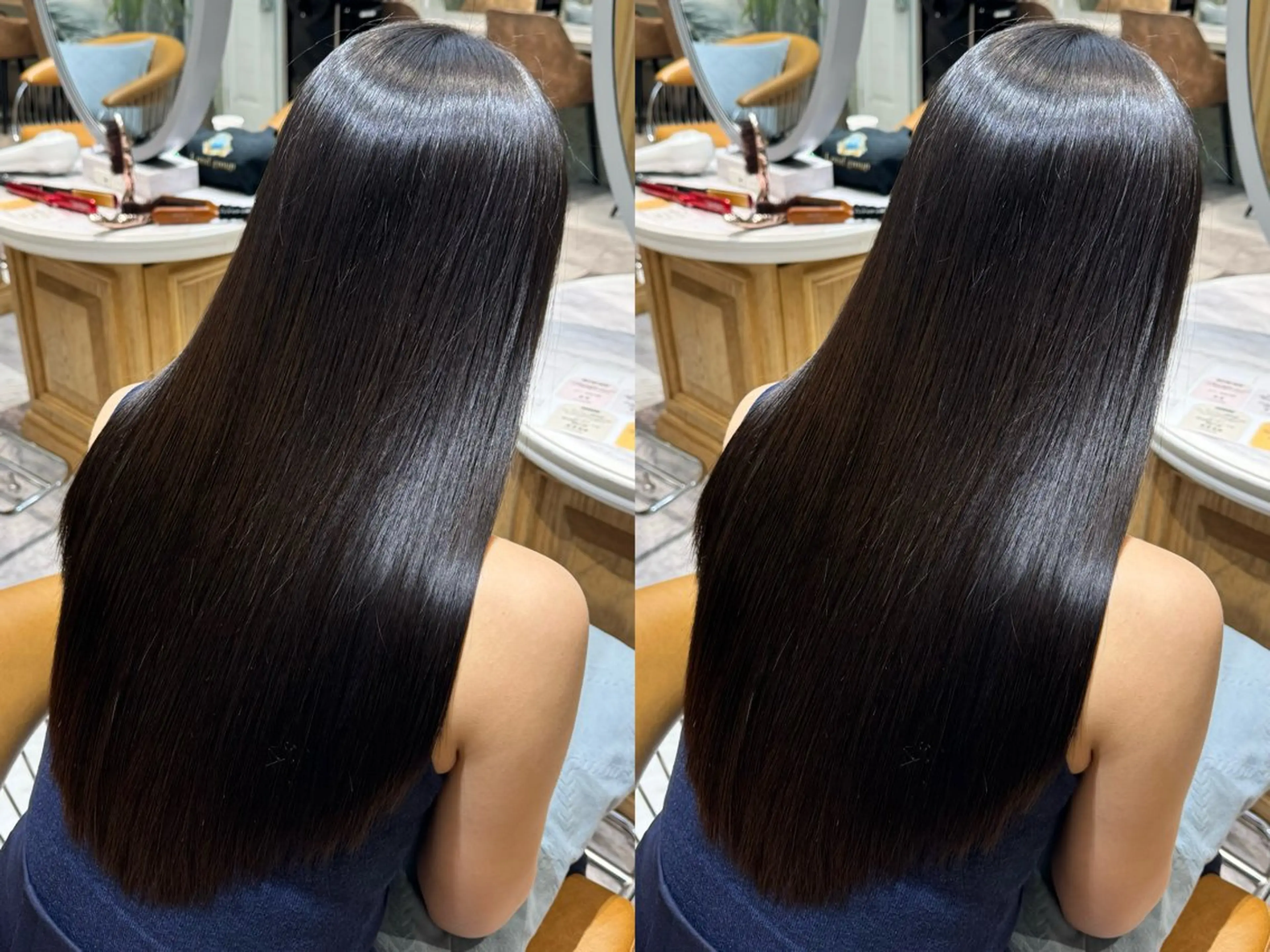 ロング 服部大地/ブリーチ 無しWカラー髪質改善のヘアスタイル