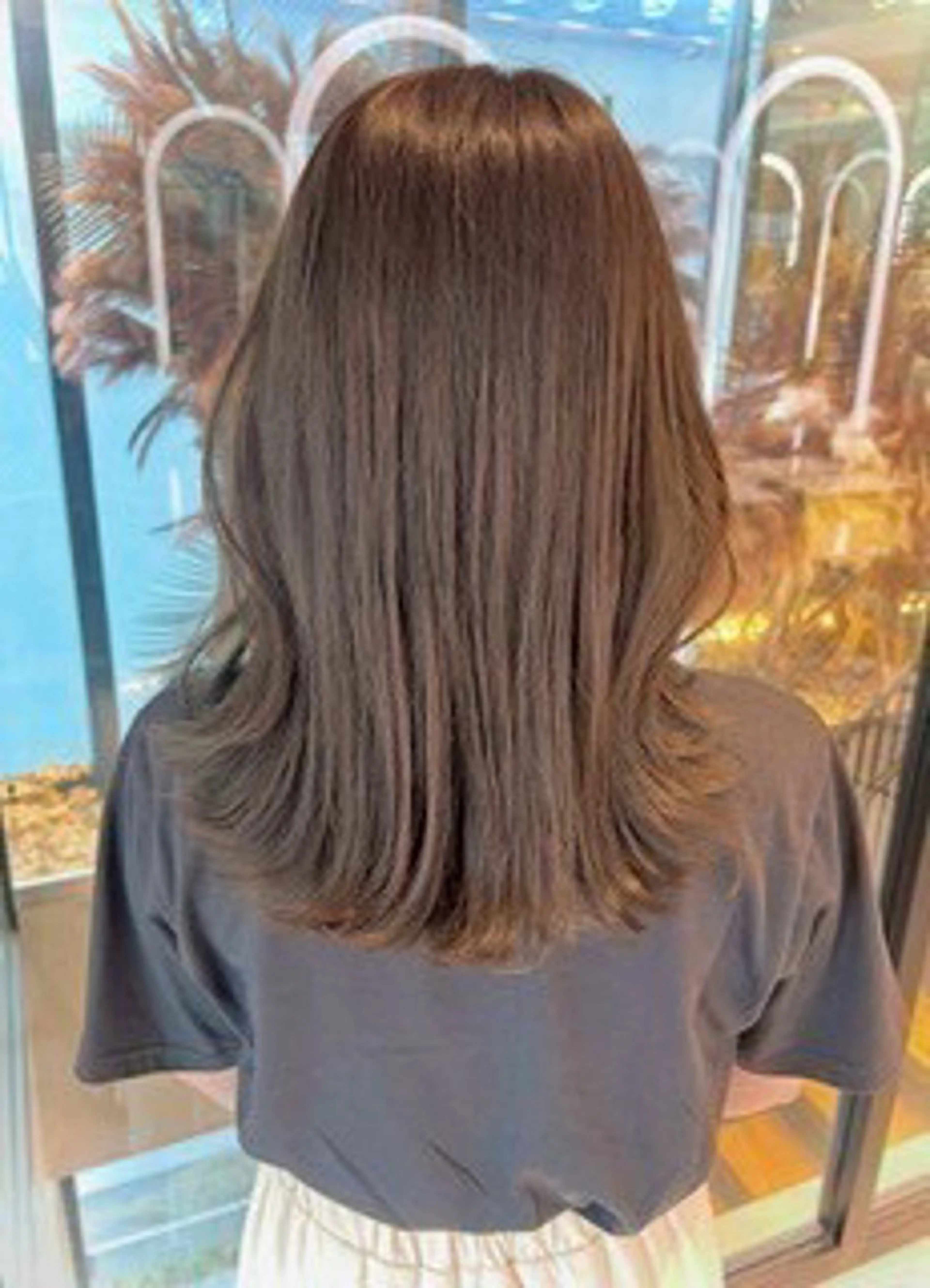 ミディアム カラー ヘアアレンジ サナ / elto四条烏丸のヘアスタイル