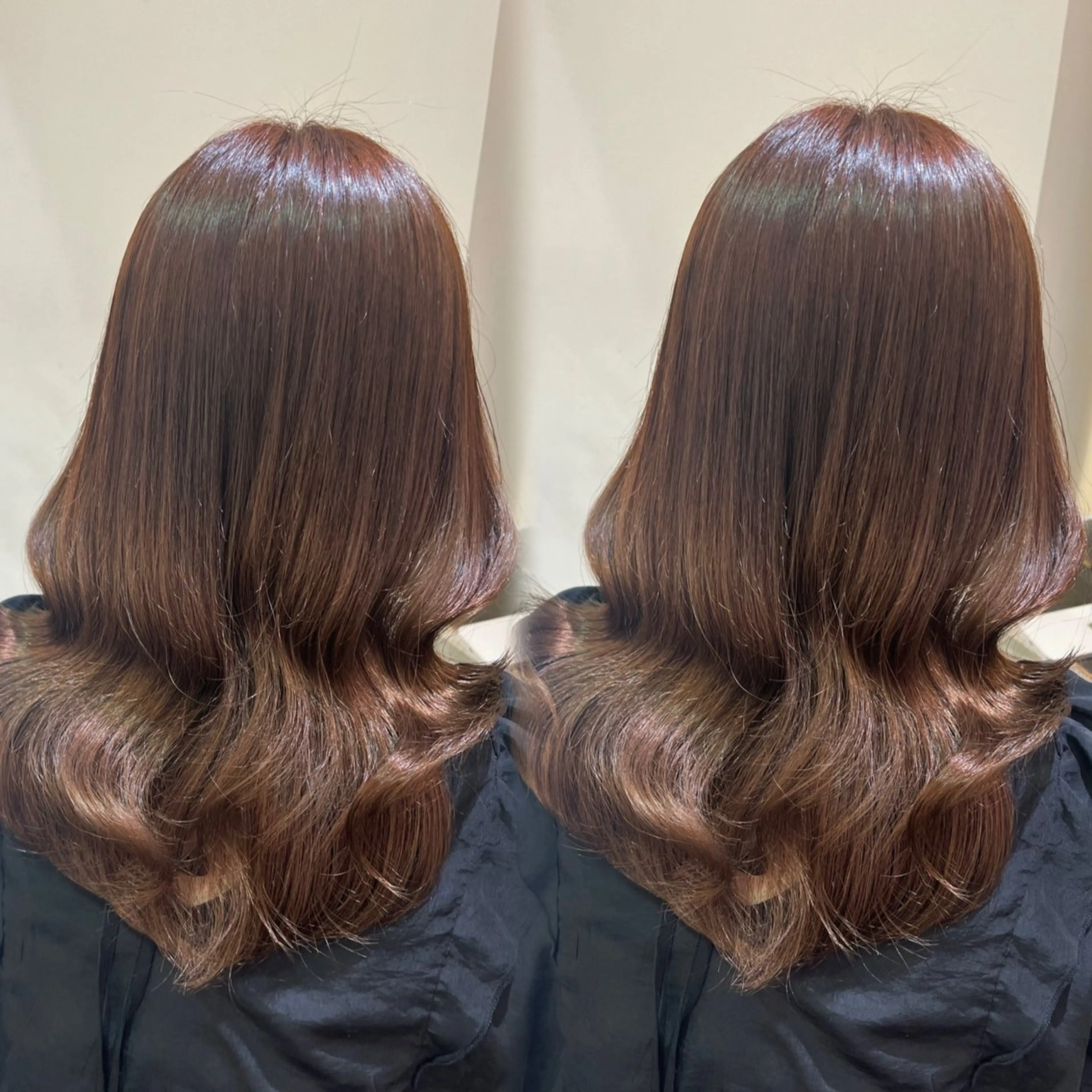 ロング ‪🤎艶感ベージュ/ ミルクティー‪🤎のヘアスタイル