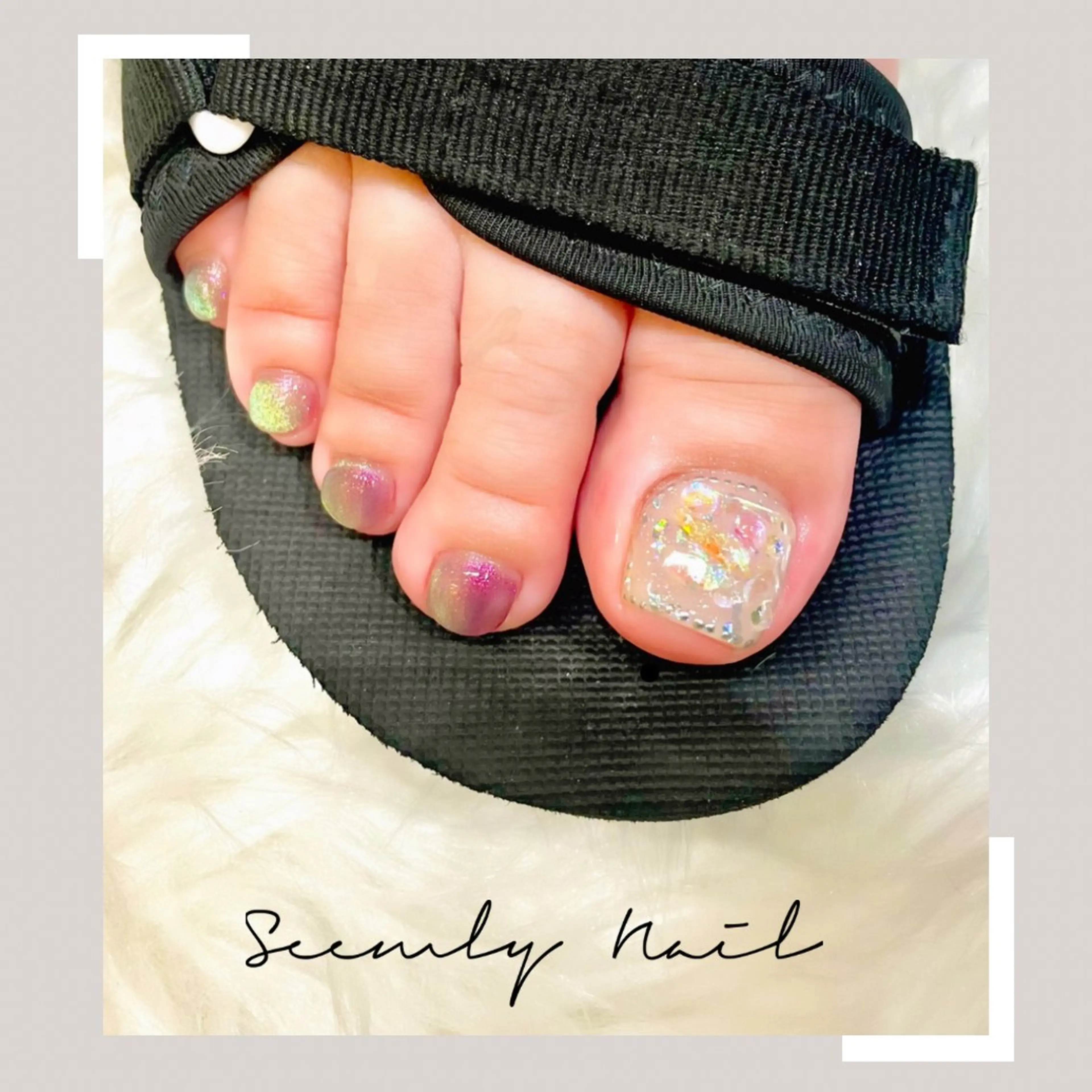 ネイル Seemly 千田町店所属・フラワーパラジェル 🌸シームリーエミのネイルデザイン