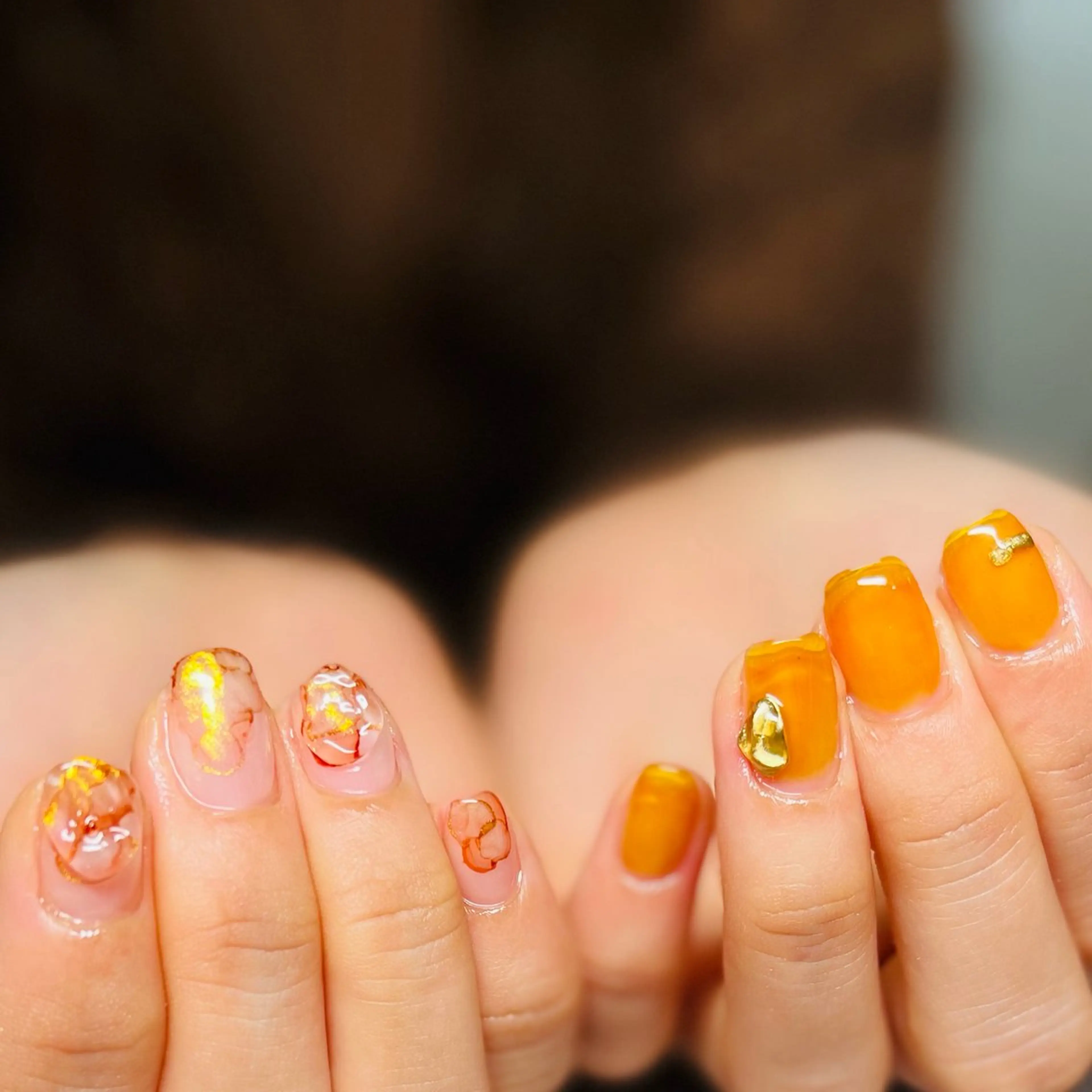 ネイル アートネイル ハンドネイル nailオーデリー 名東高針店のネイルデザイン