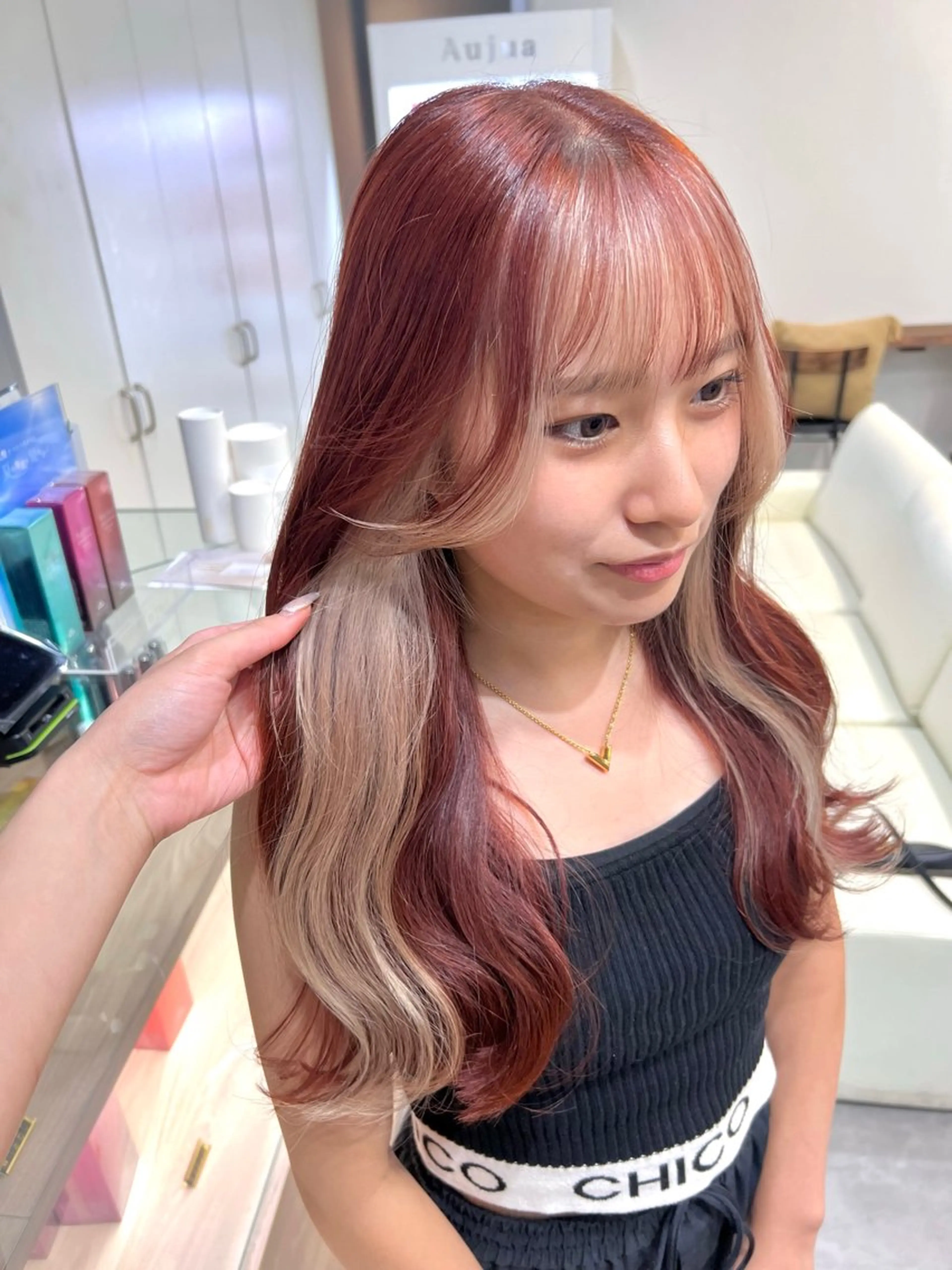 ロング ヘアカラー てんてん/ 天坂　有里のヘアスタイル