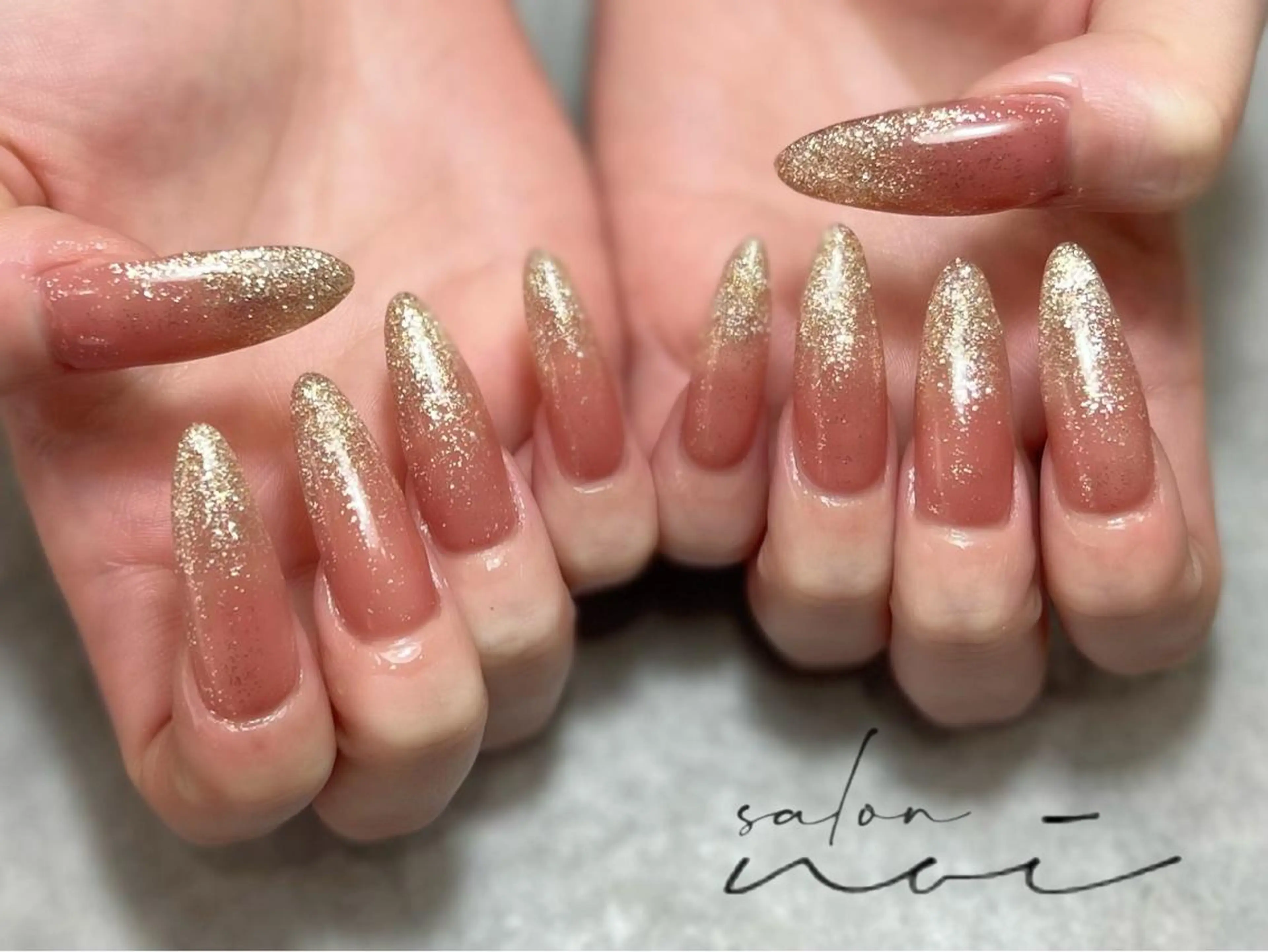 ネイル 長さ出し スカルプネイル ハンドネイル salon noi所属・salon noiのネイルデザイン