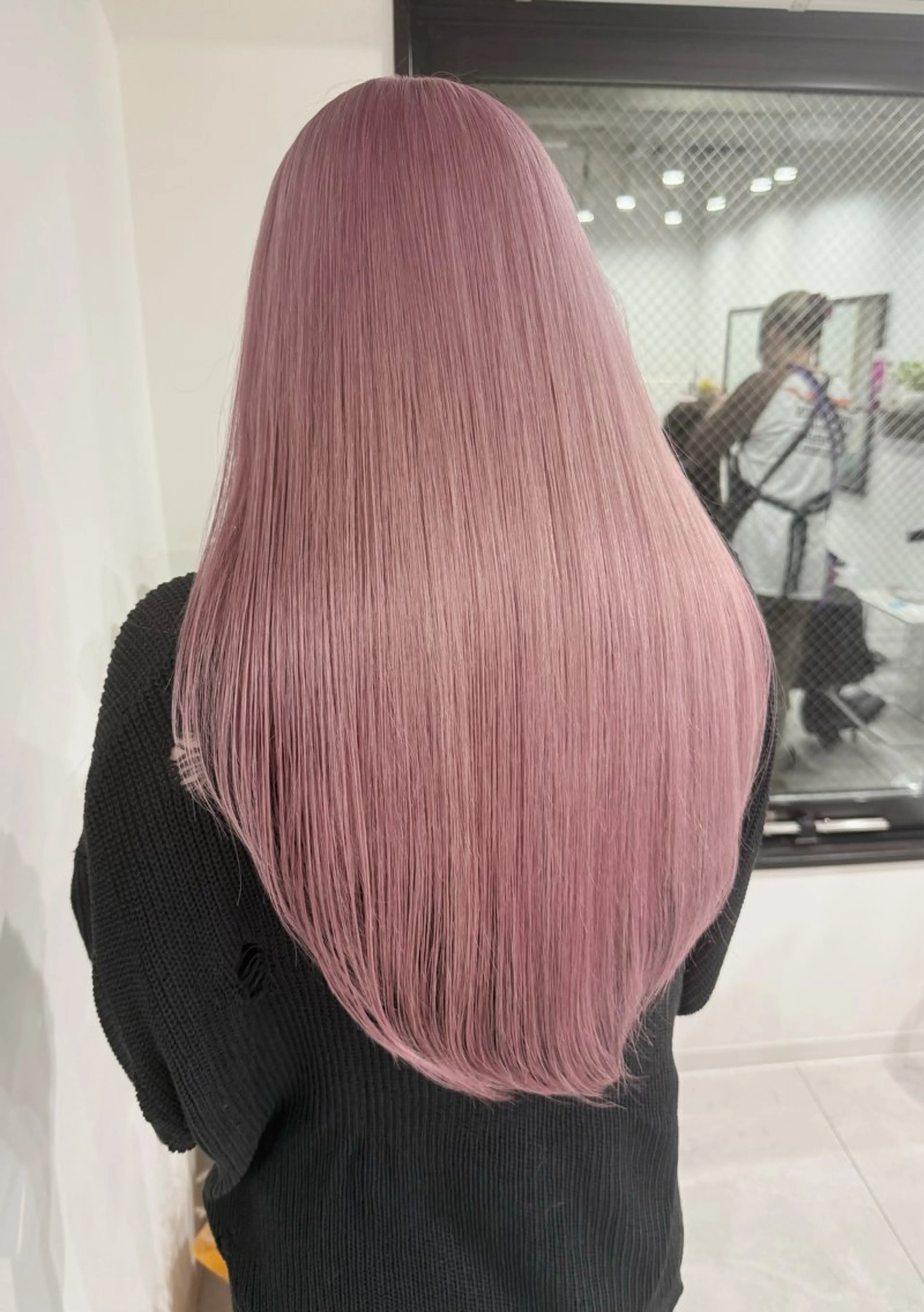 ロング カラー ピンクカラー ヘアカラー COCO/ブリーチ エクステ/ハイトーンのヘアスタイル